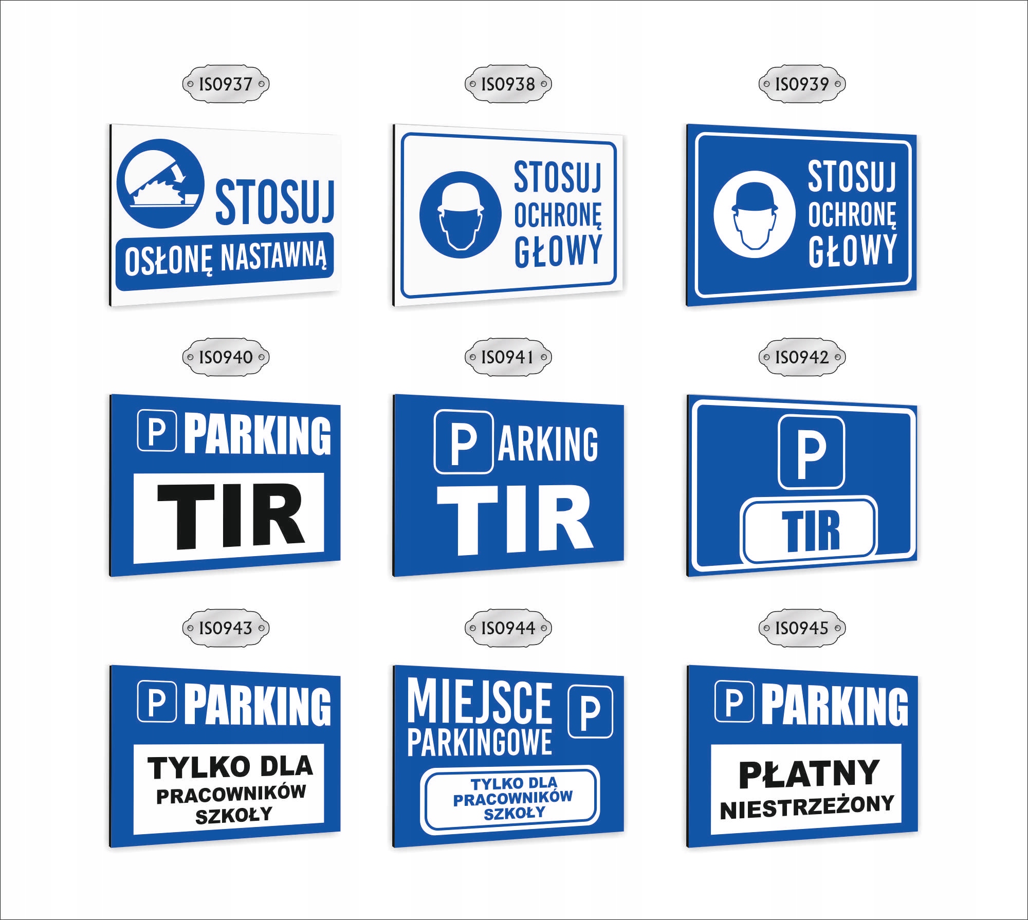 Tabliczka znak informacyjny nadruk UV 40x30 PARKING tylko dla klientów
