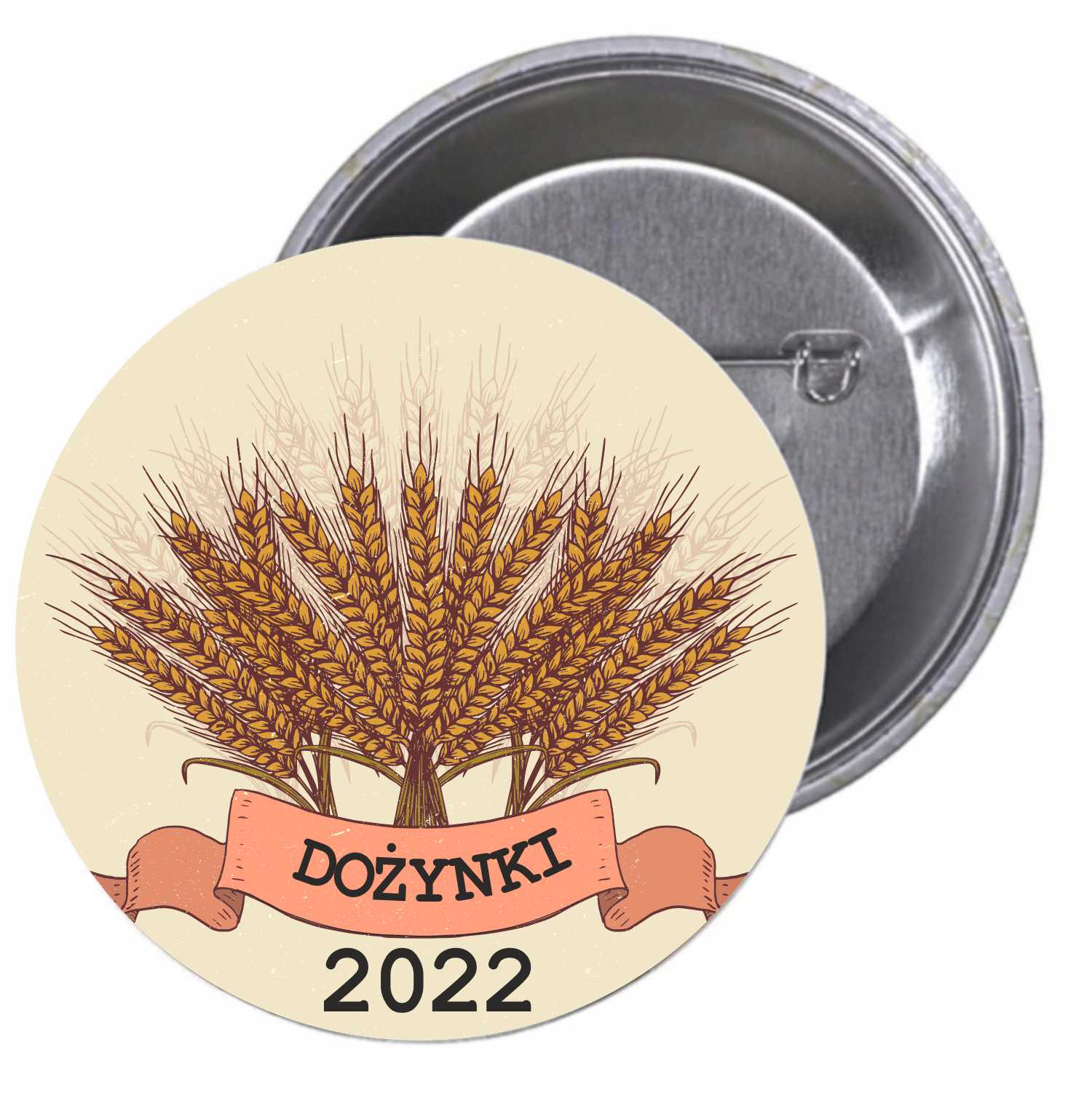 Przypinki buttony DOŻYNKI 2022 SUPER JAKOŚĆ HIT