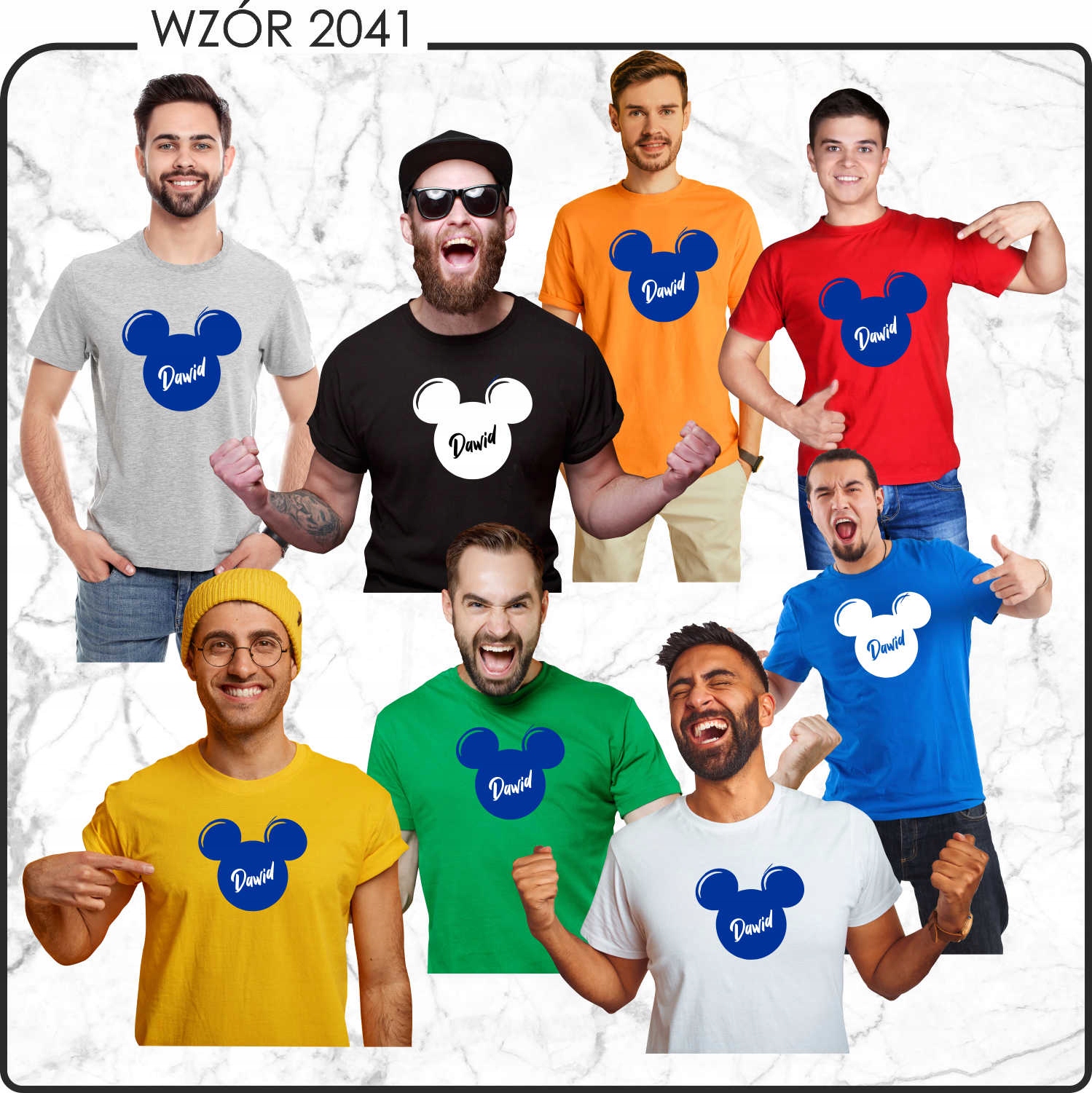 KOSZULKA z nadrukiem PREZENT dla męża MĄŻ