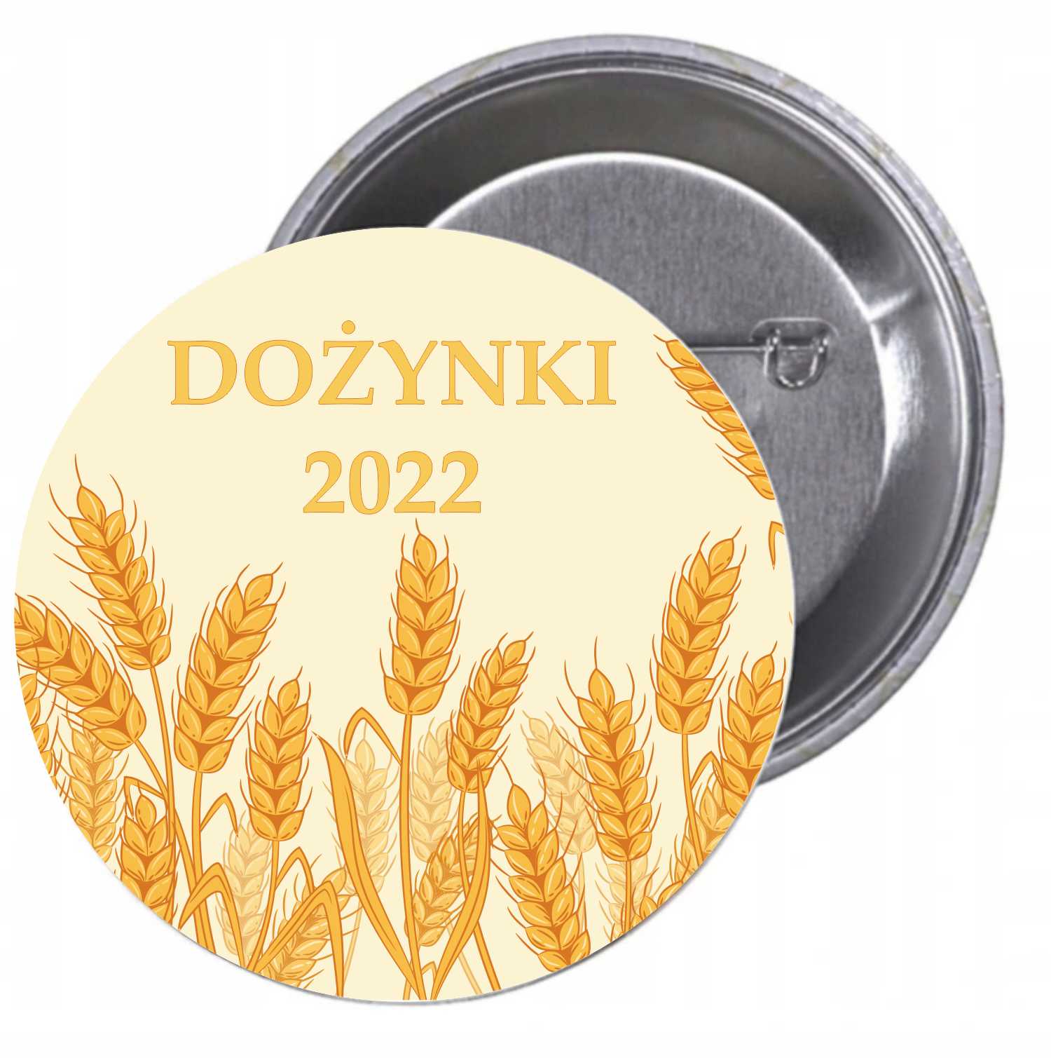 Przypinki buttony DOŻYNKI 2022 z grafiką