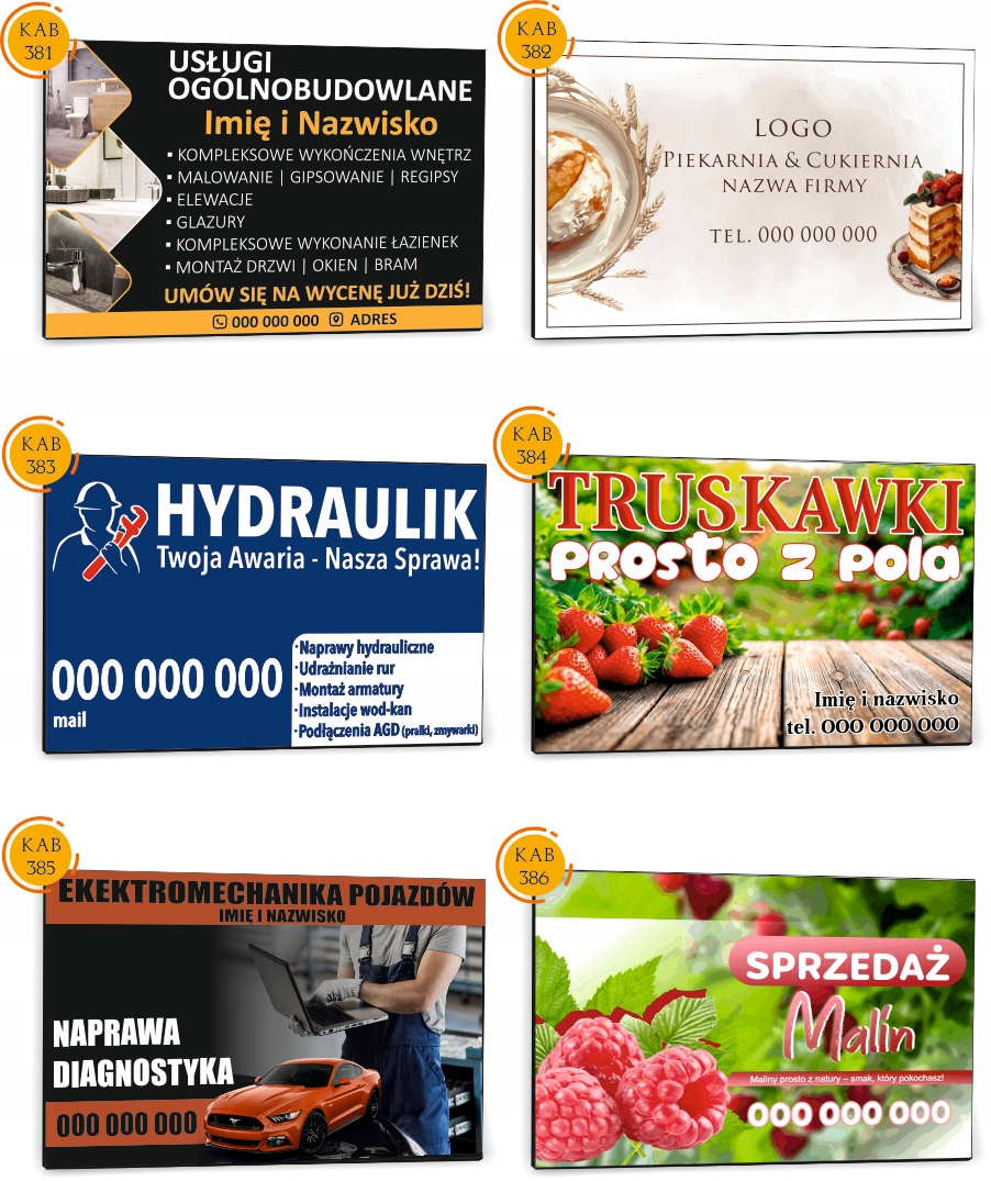 Tabliczka reklamowa szyld dibond 40x30 NADRUK udładanie kostki brukowej