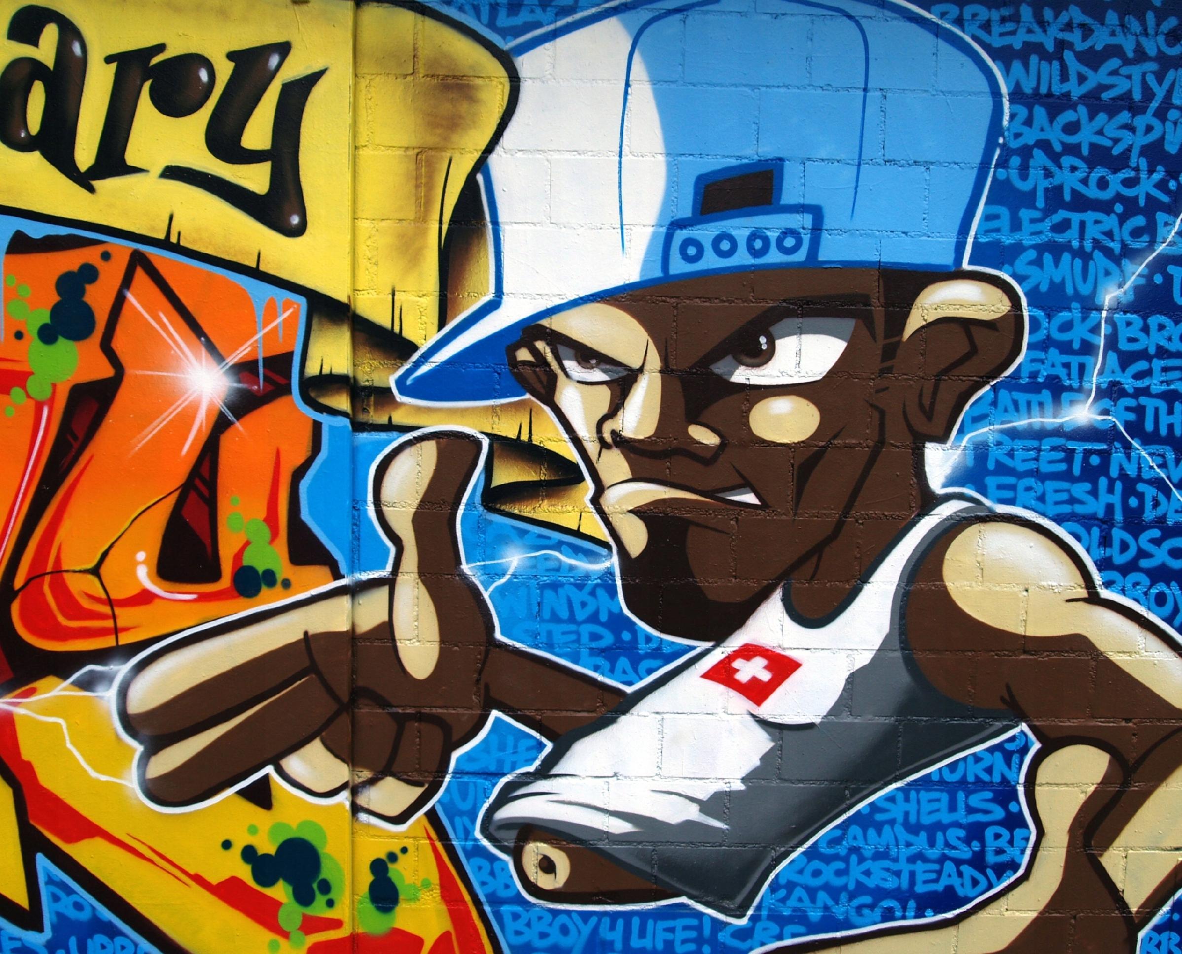 FOTOTAPETA MOTYW GRAFFITI POSTAĆ RYSUNEK