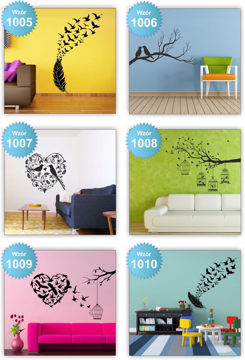 NAKLEJKI na ścianę ścienne DRZEWO drzewa 160cm