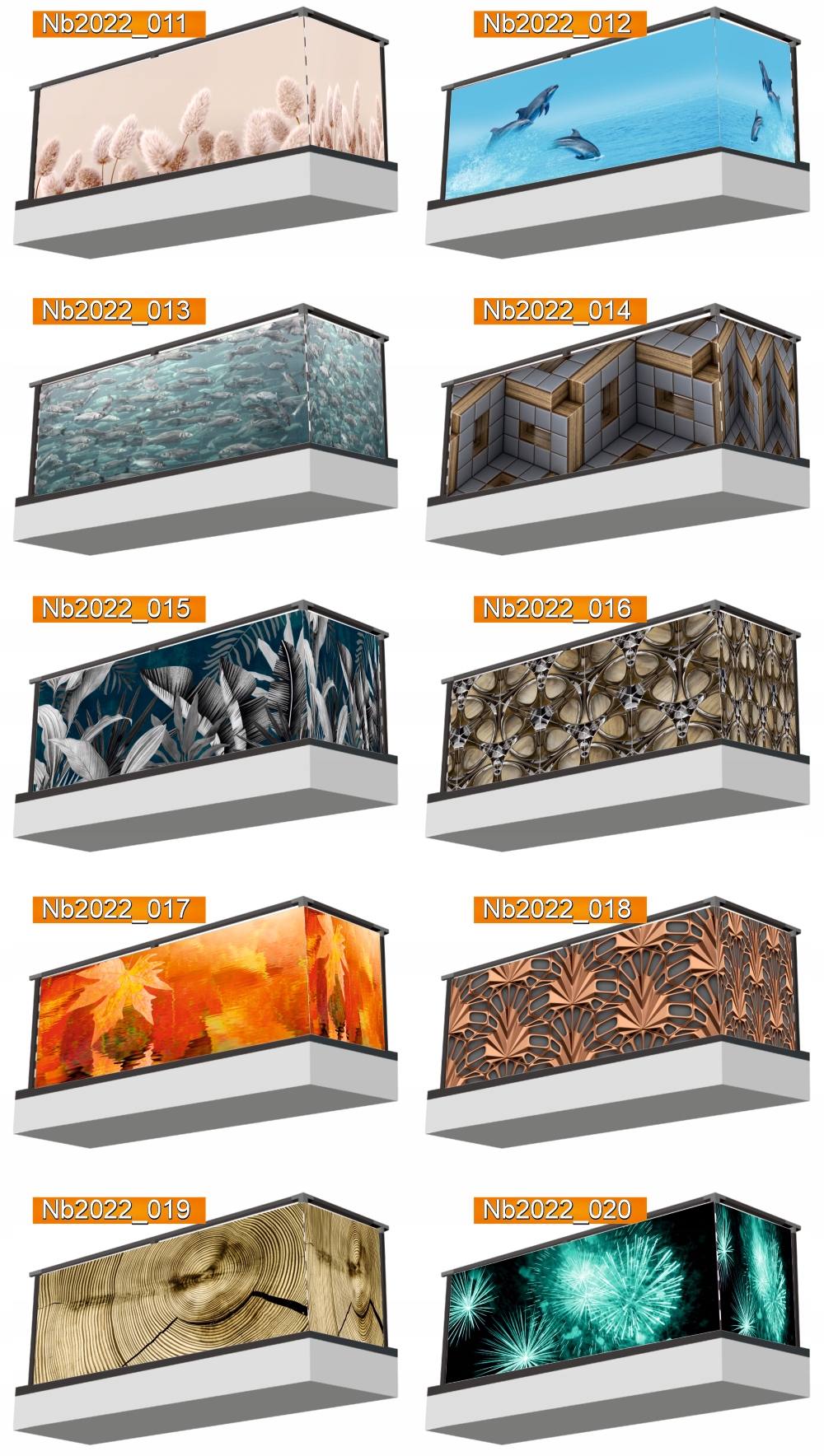 OSŁONA BALKONOWA MATA NA BALKON TARAS PŁOT AFRYKA liście palmy TANIO