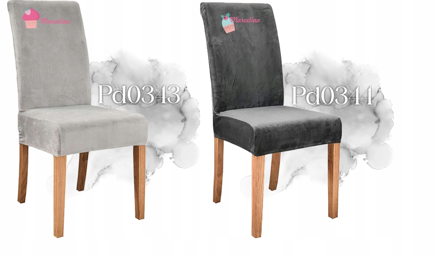 Pokrowiec na krzesło HAFT DLA CAŁEJ RODZINY z nazwiskiem KOMPLET 6SZT