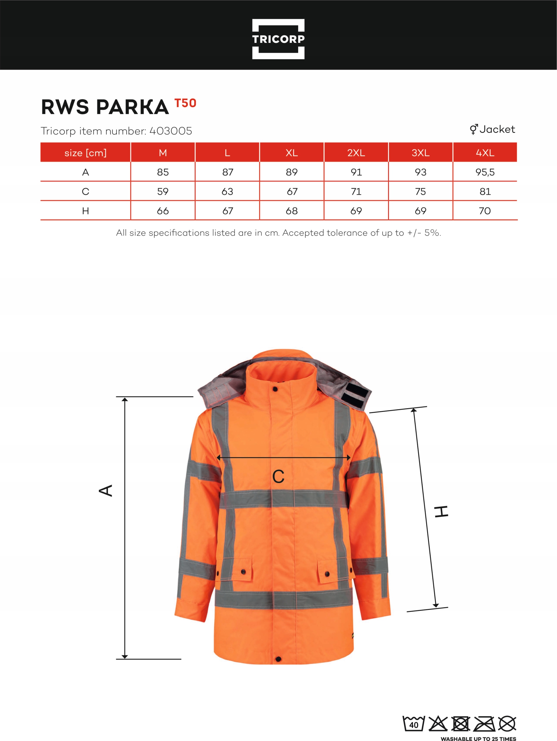 KURTKA OSTRZEGAWCZA Z NADRUKIEM HAFTEM LOGO 10 SZT