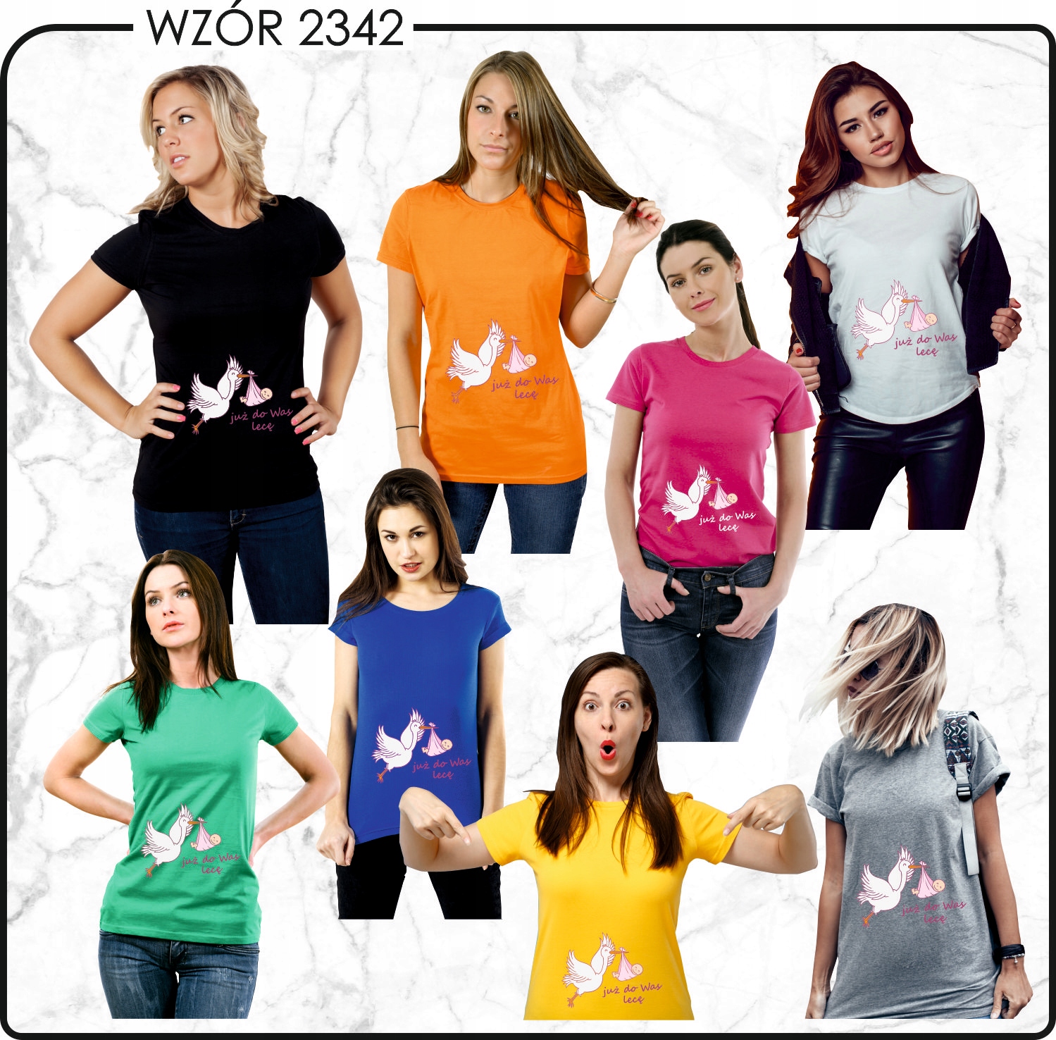 Koszulka z nadrukiem napis WYCHODZĘ LATEM DZIECKO