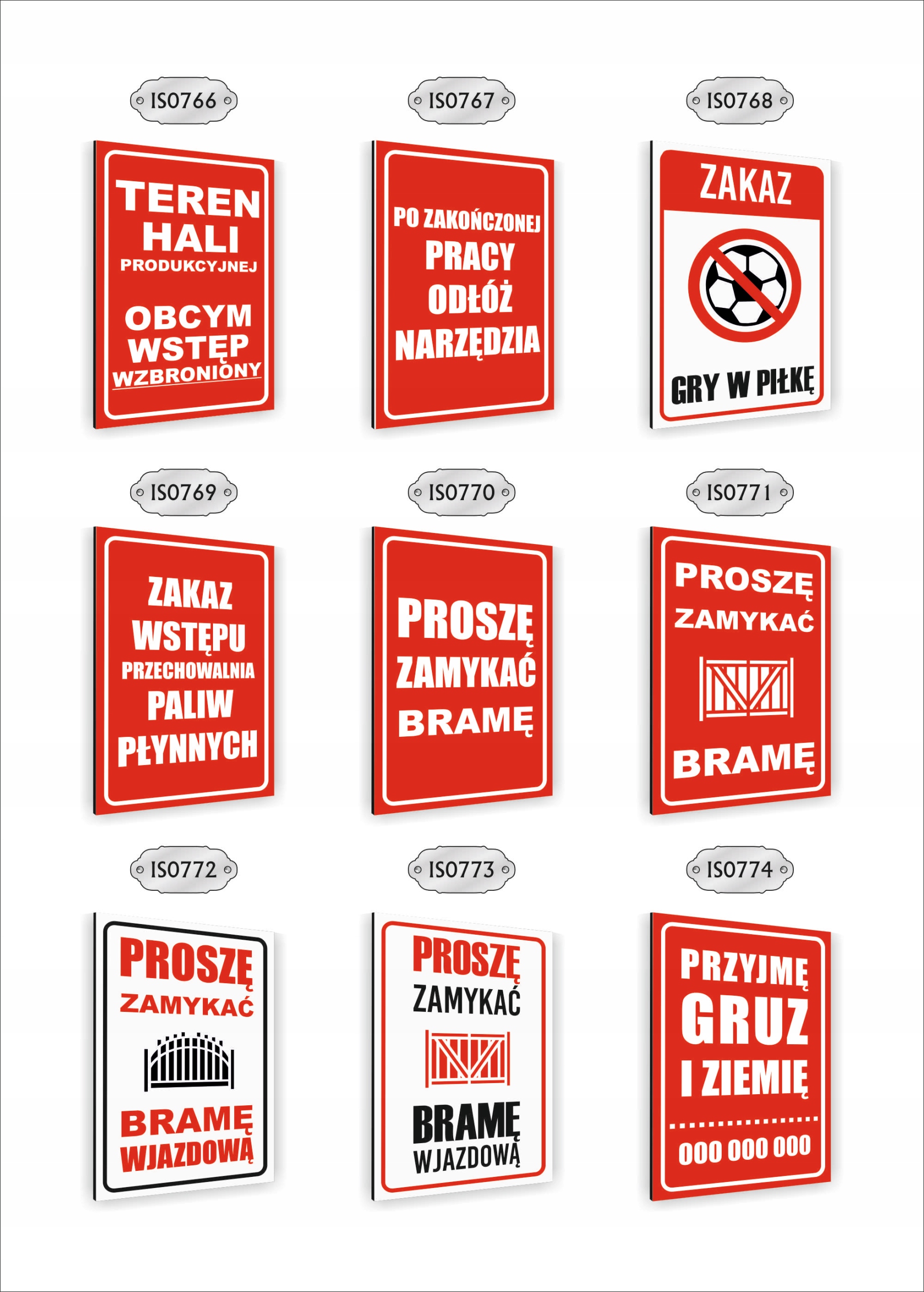 Tabliczka znak informacyjny dibond 40x30 ZAKAZ PICIA WODY nadruk UV