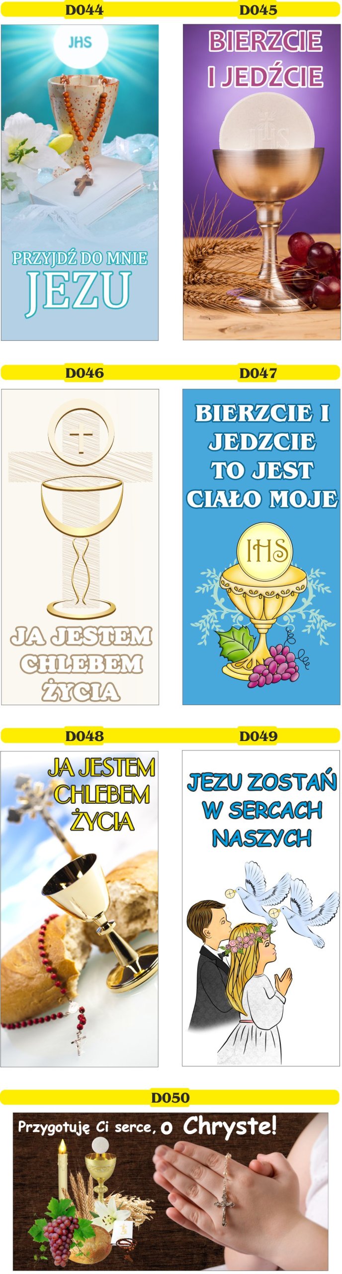 BANER NA BOŻE CIAŁO dekoracja OŁTARZA gotowy 2x1m