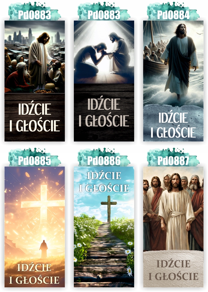 Baner religijny WAKACYJNY W WAKACJE NIE ZAPOMNIJ O JEZUSIE 300x150 cm