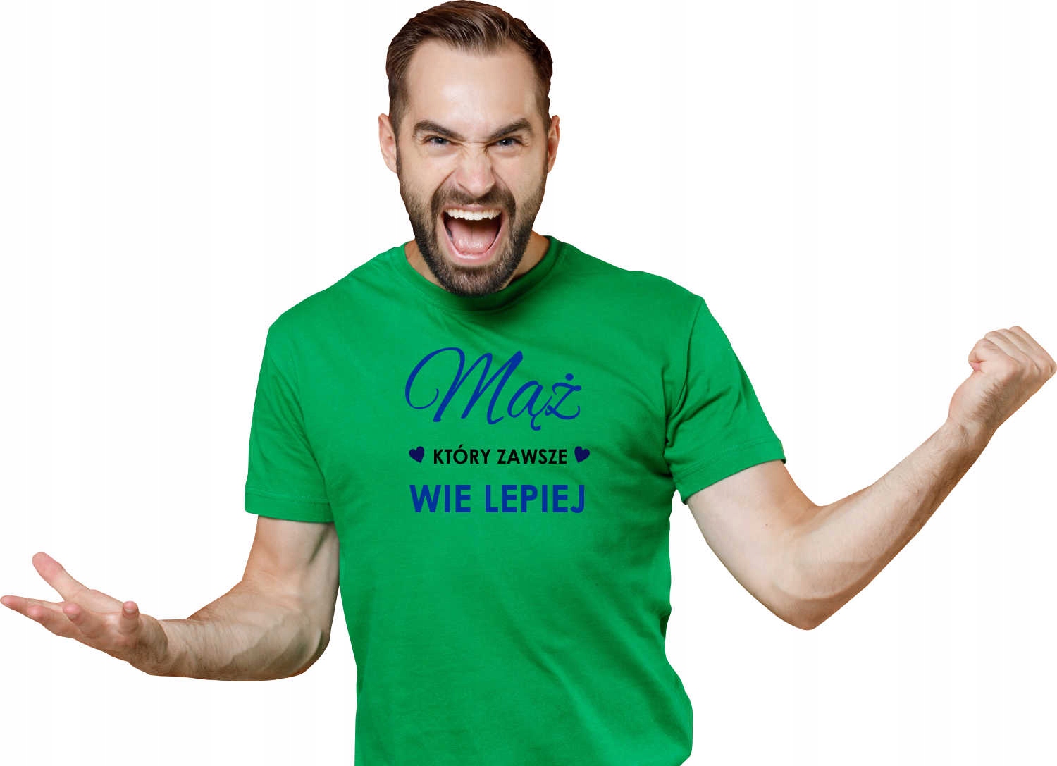 KOSZULKA z nadrukiem PREZENT dla męża MĄŻ