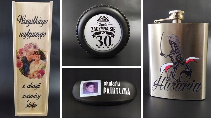 KALENDARZ 2025 jednodzielny DREWNIANY nadruk prezent gratulacje nowej pracy