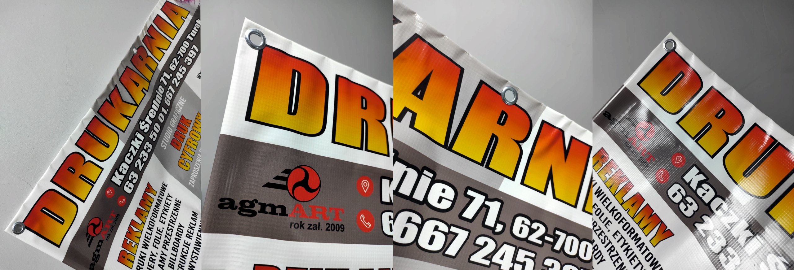 BANER REKLAMOWY 200x100cm projekt w cenie różne wzory KONTROLA POJAZDÓW