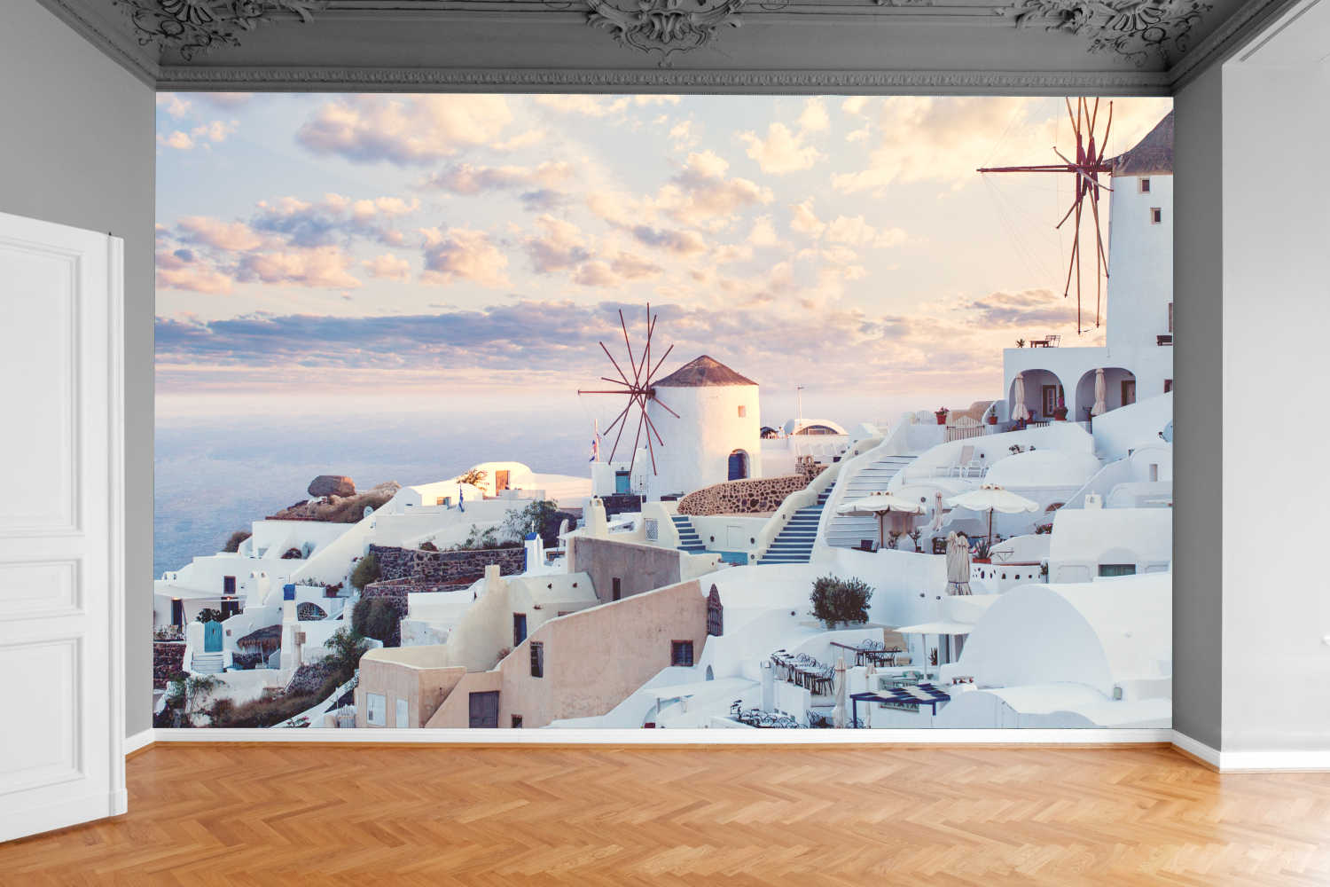 Fototapeta PANORAMA NA MIASTO BUDOWLE 200x130