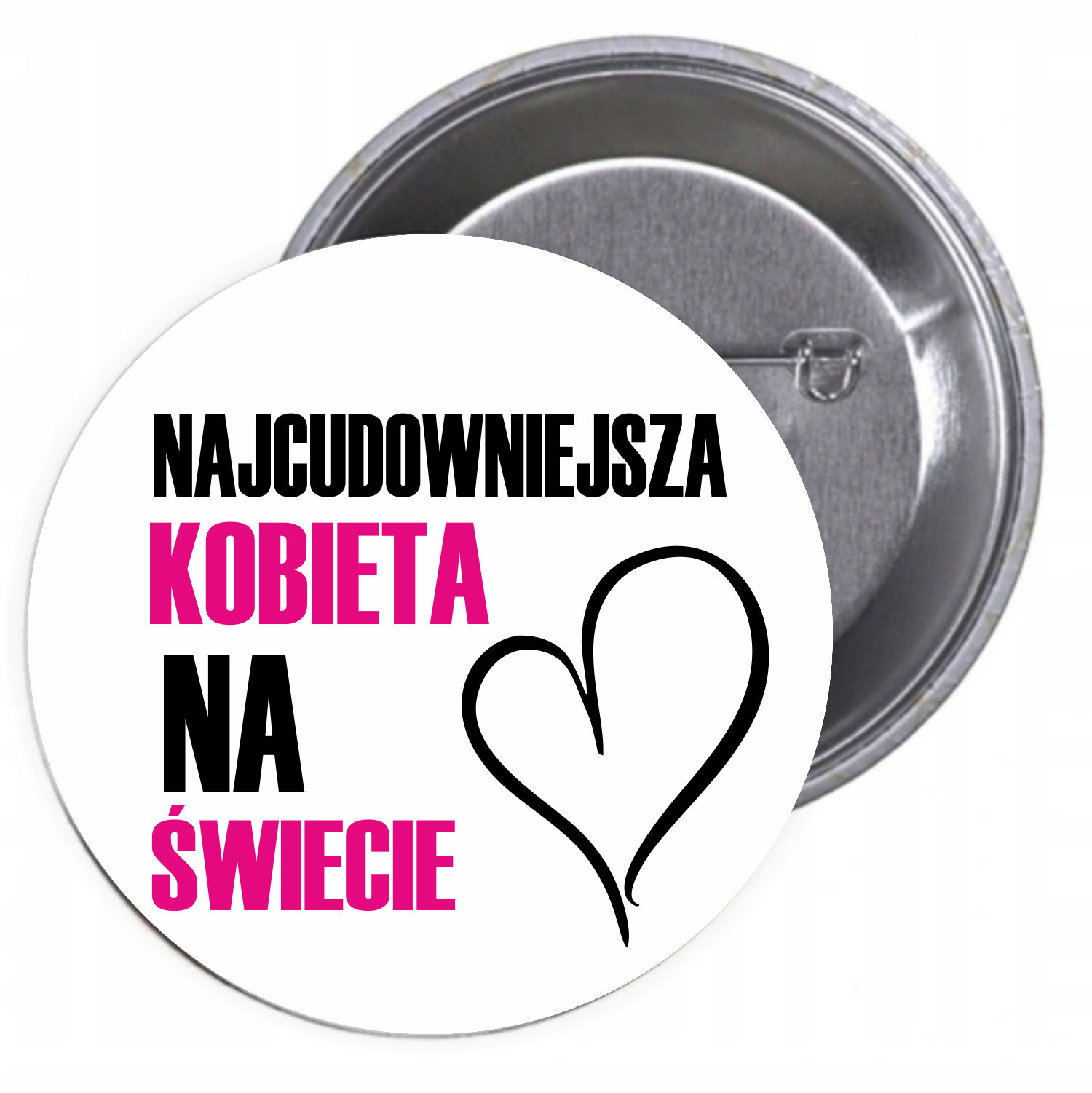 Przypinki buttony DZIEŃ KOBIET SUPER JAKOŚĆ