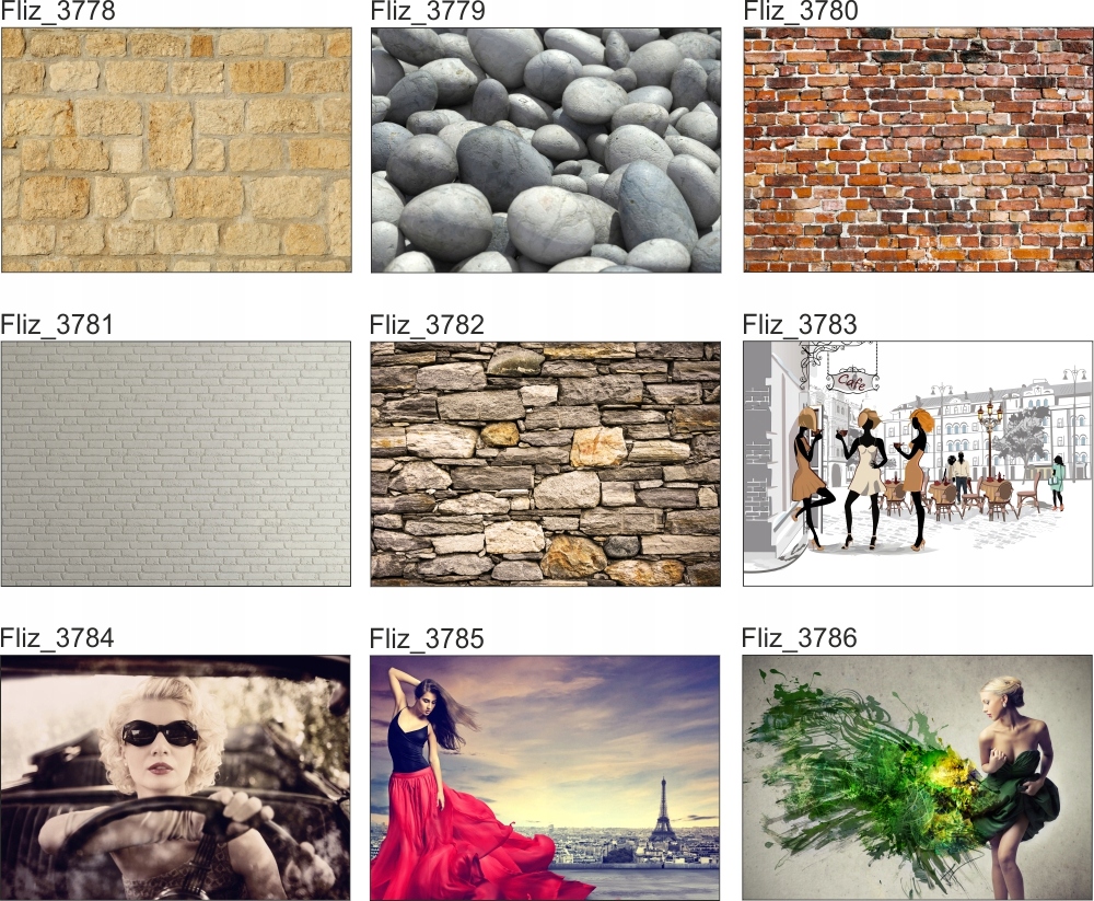 FOTOTAPETA RYSUNEK TWARZE POSTACIE 200x130