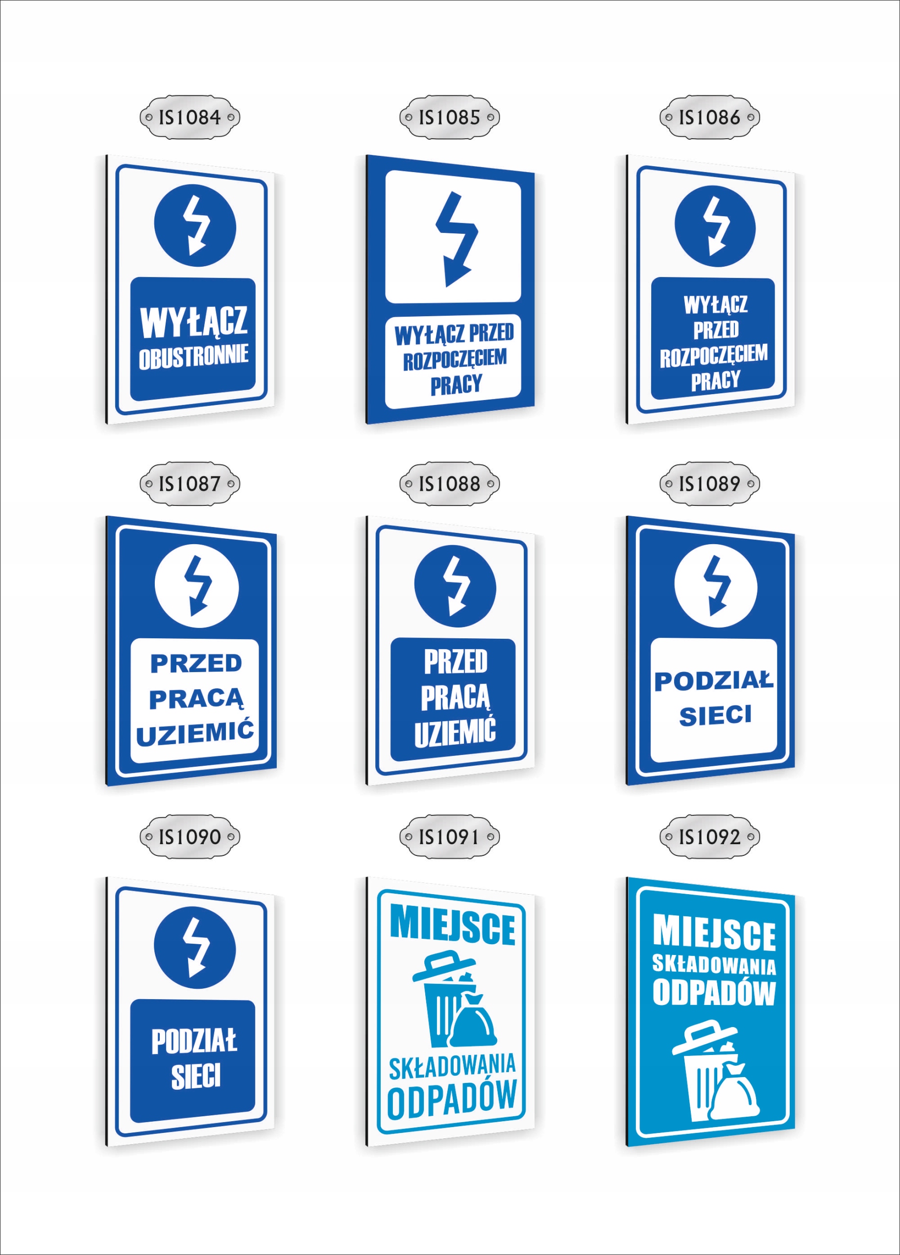 Tabliczka znak informacyjny nadruk uv dibond 40x30 STOSUJ OCHRONĘ OCZU