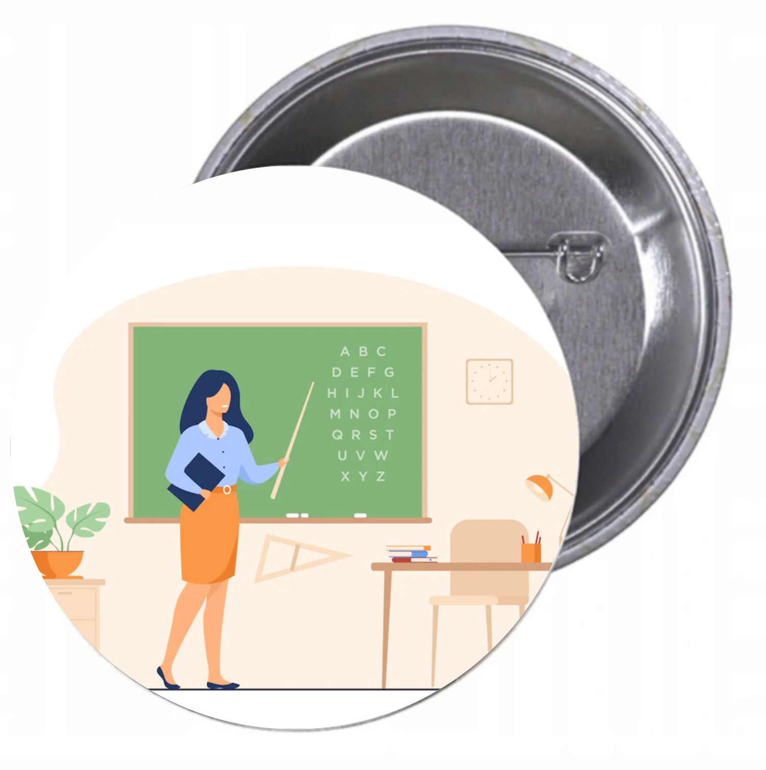 Przypinki buttony SUPER NAUCZYCIEL HIT TANIO