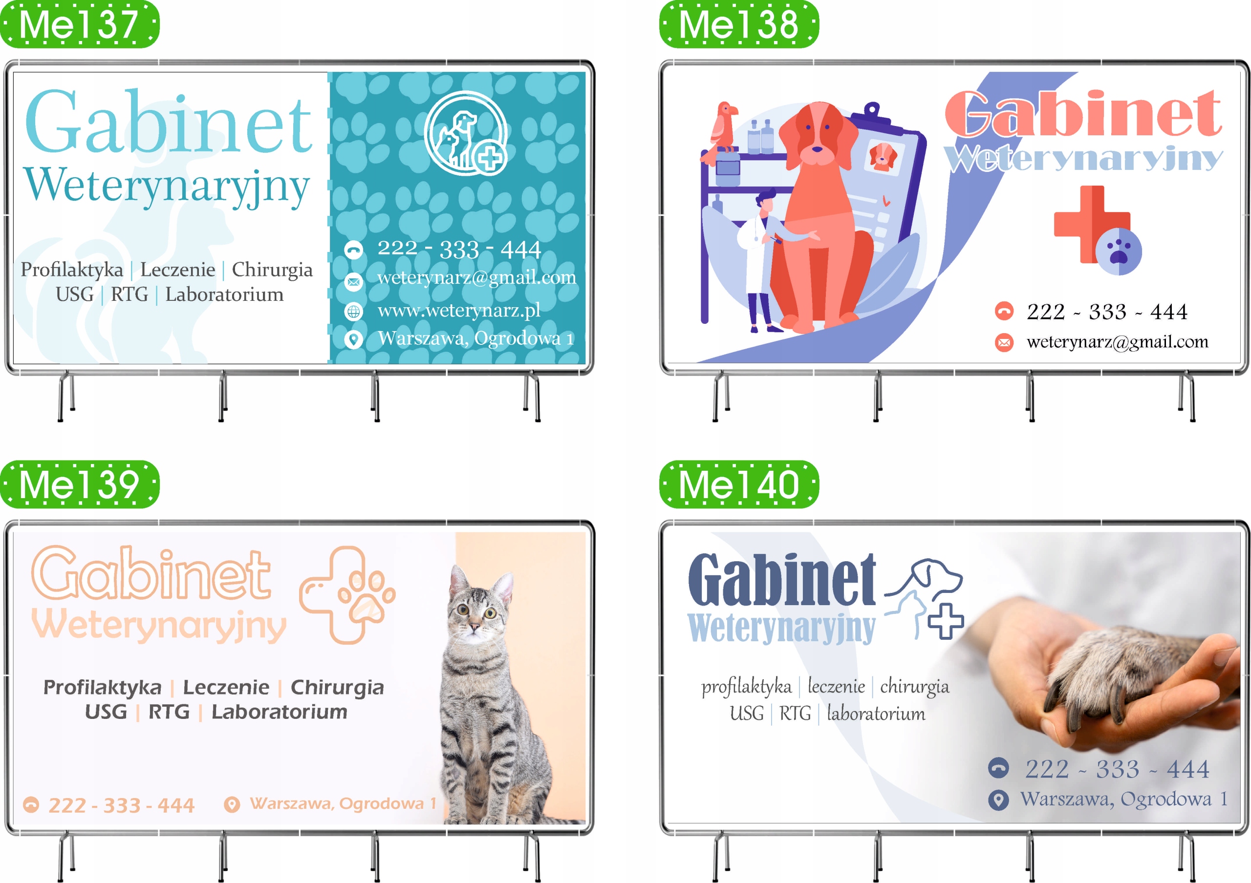 BANER REKLAMOWY 200x100 cm dużo wzorów USŁUGI OGÓLNO BUDOWLANE