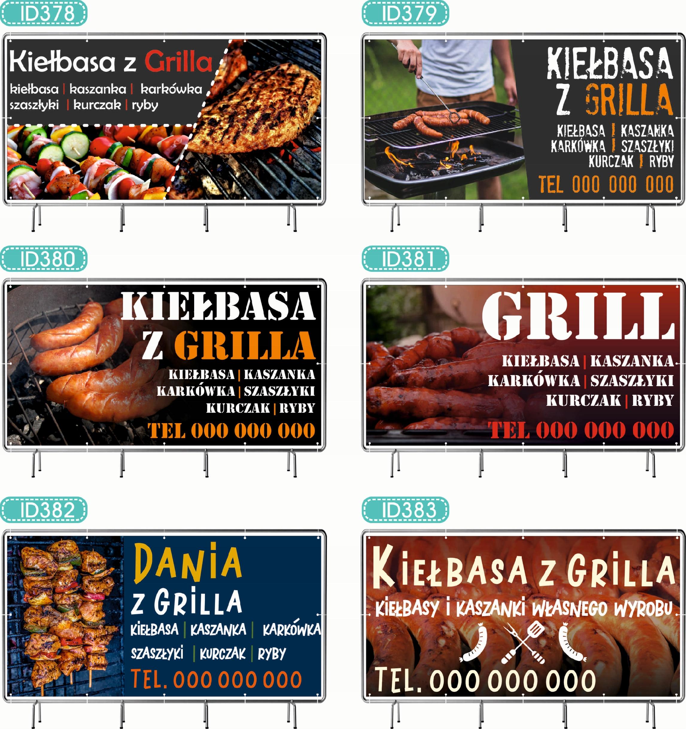 BANER REKLAMOWY 300x150cm oczkowany projekt w cenie AGENCJA OCHRONY