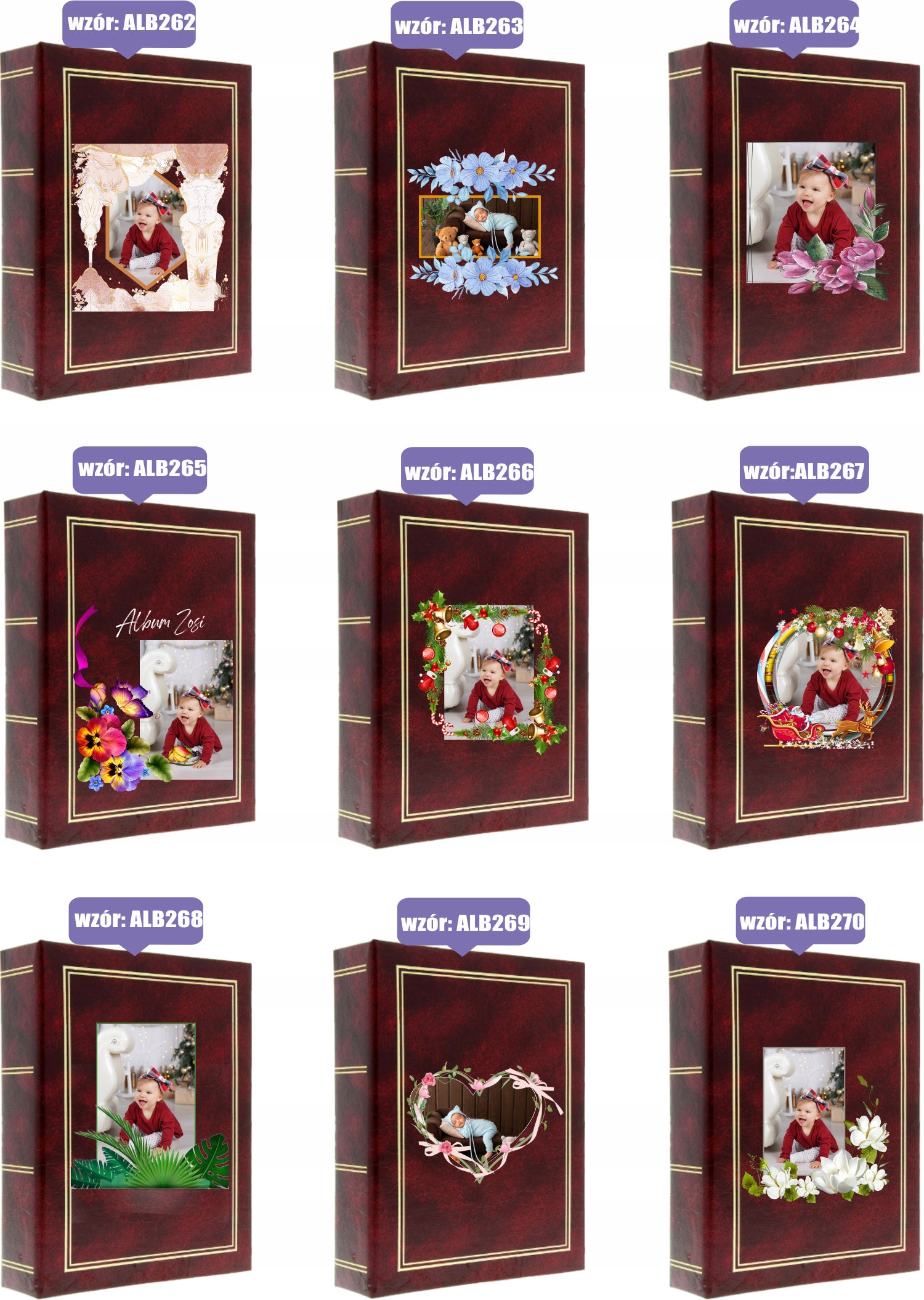 ALBUM WSPOMNIEŃ METRYCZKA NA ZDJĘCIA PREZENT