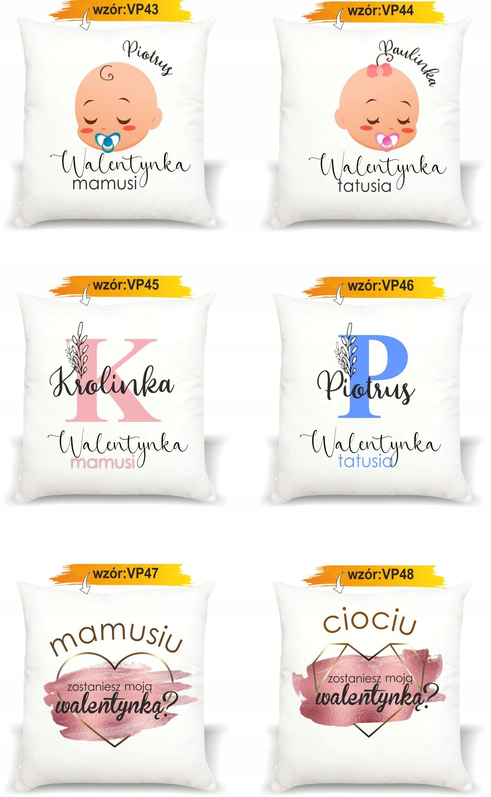 PODUSZKA PREZENT na Walentynki do pracy szkoły