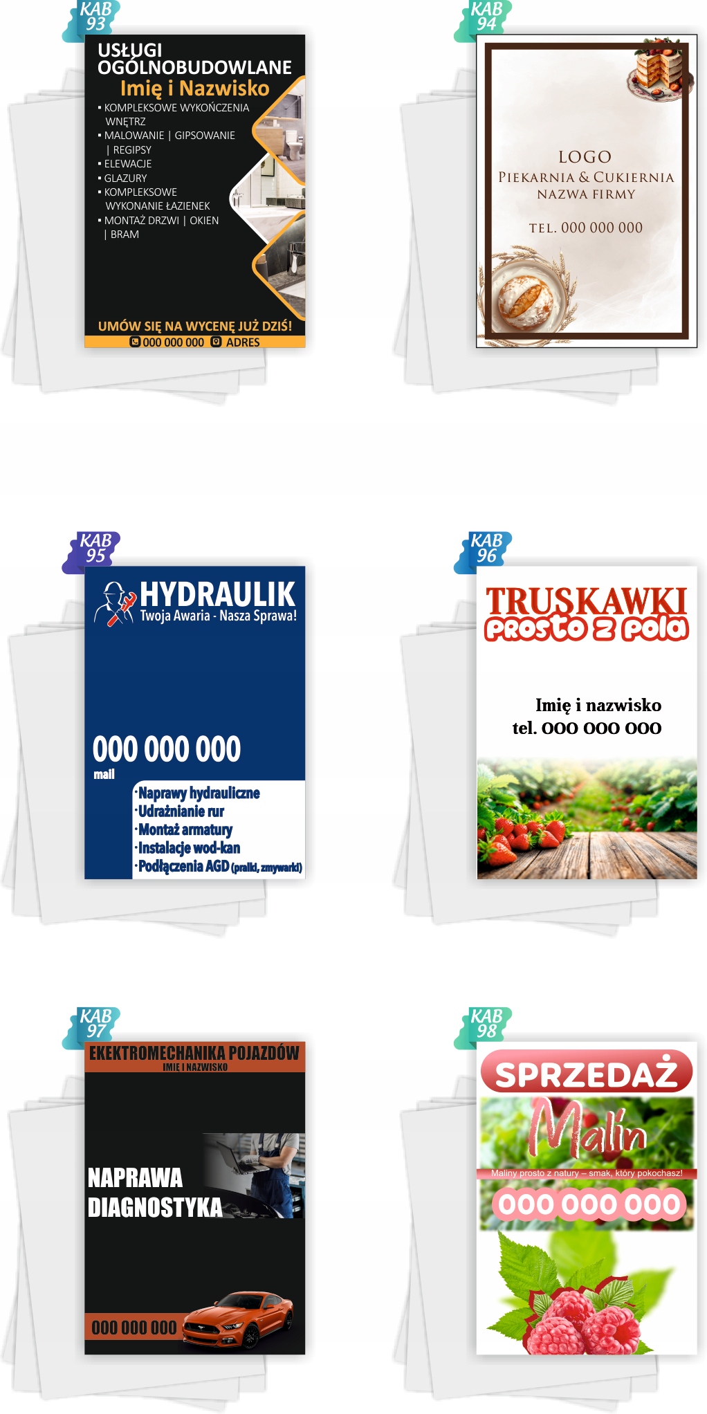 Ulotki A5 reklamowe firmowe 1000szt projekt w cenie SPRZEDAŻ JAJ