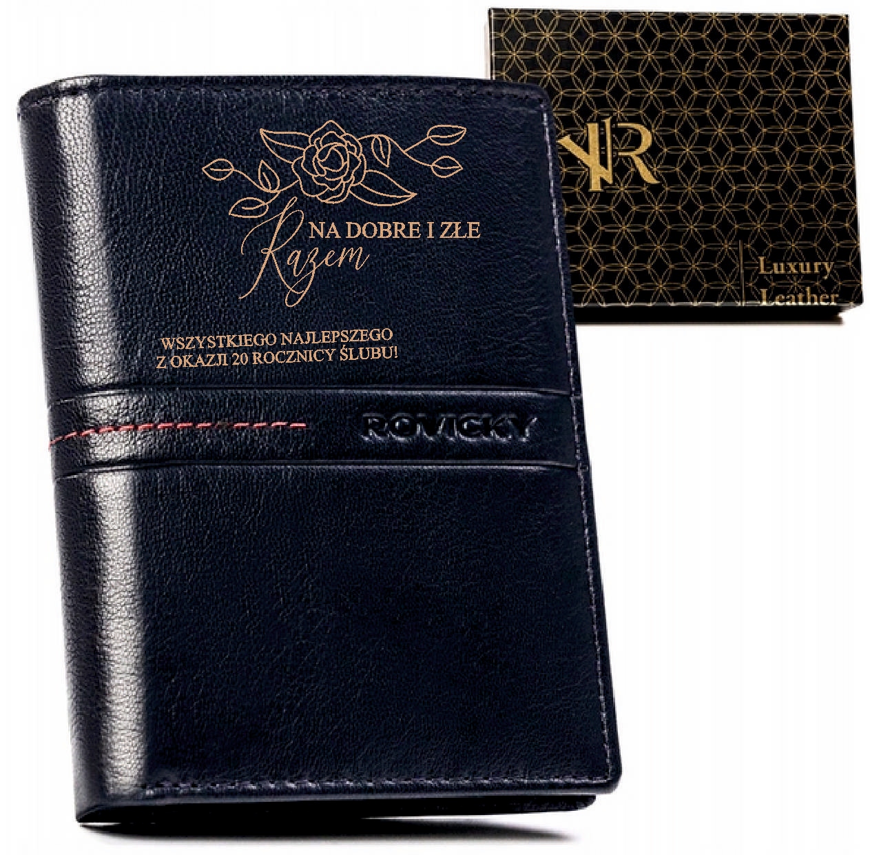 Portfel grawer dla MĘŻA na rocznicę ślubu PREZENT