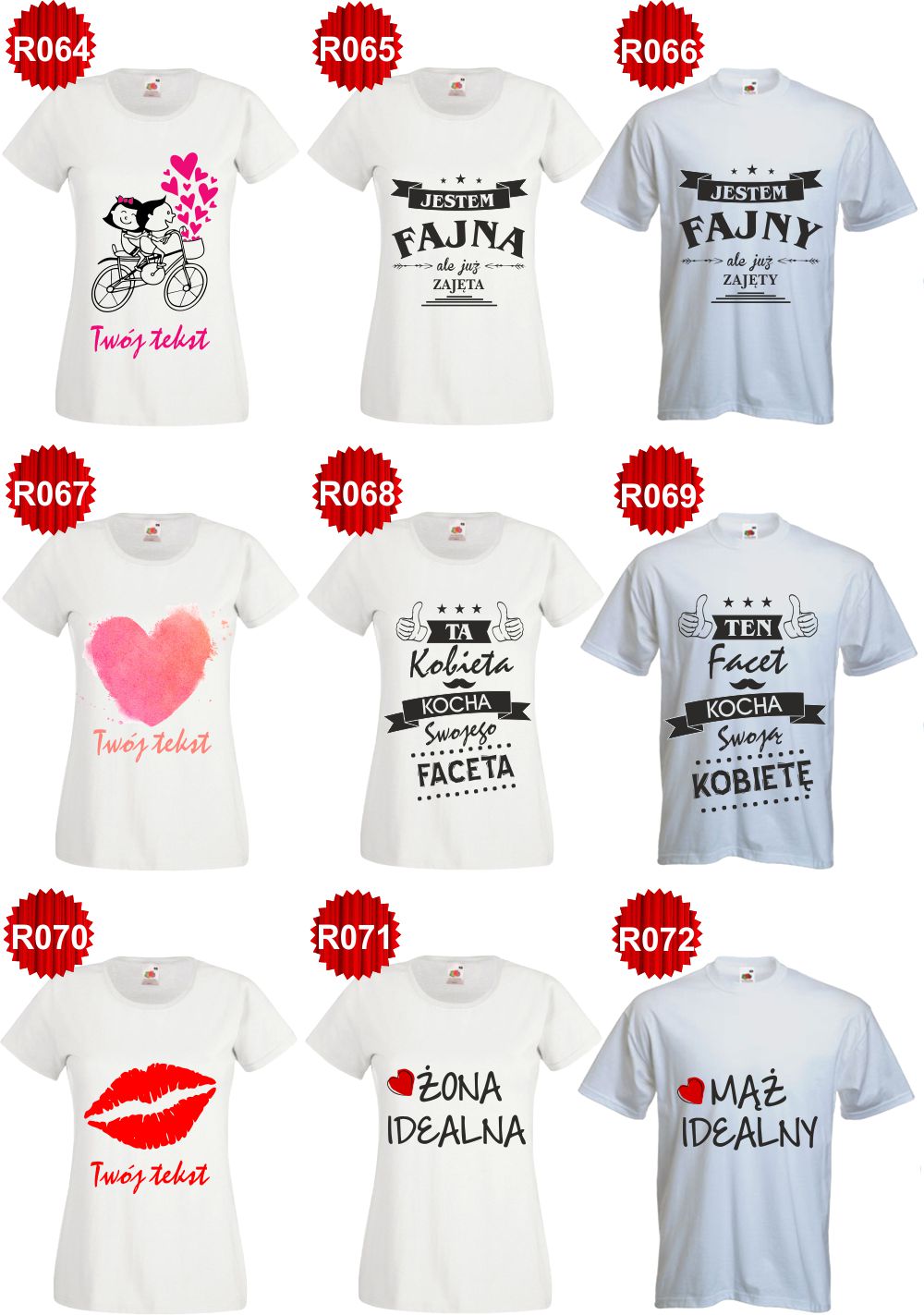 KOSZULKA t-shirt dla zakochanych MRS always RIGHT