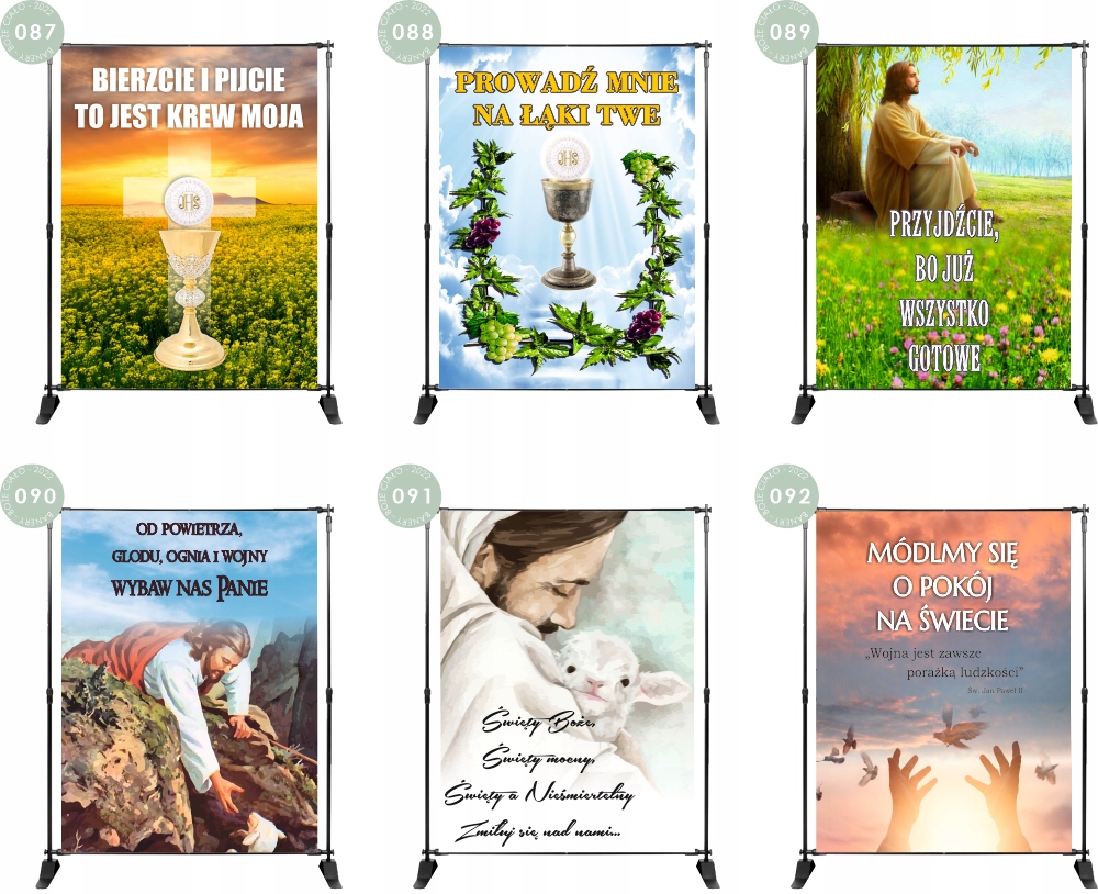 BANER NA BOŻE CIAŁO dekoracja OŁTARZA 200x150cm