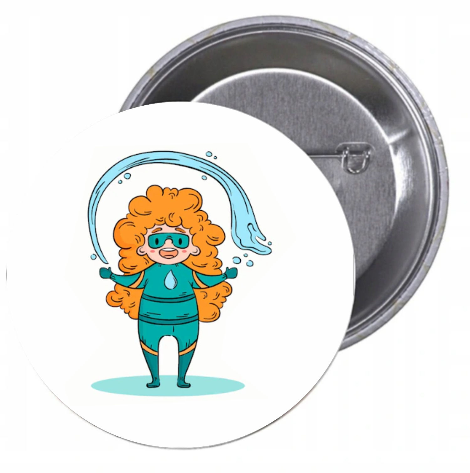 Przypinki buttony SUPER BOHATER grafika twój wybór