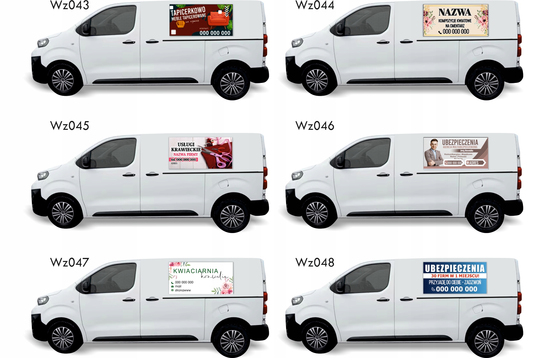 Reklama Naklejka na samochód GOTOWE WZORY PROJEKT CHIPTUNING ADBLUE DPF EGR