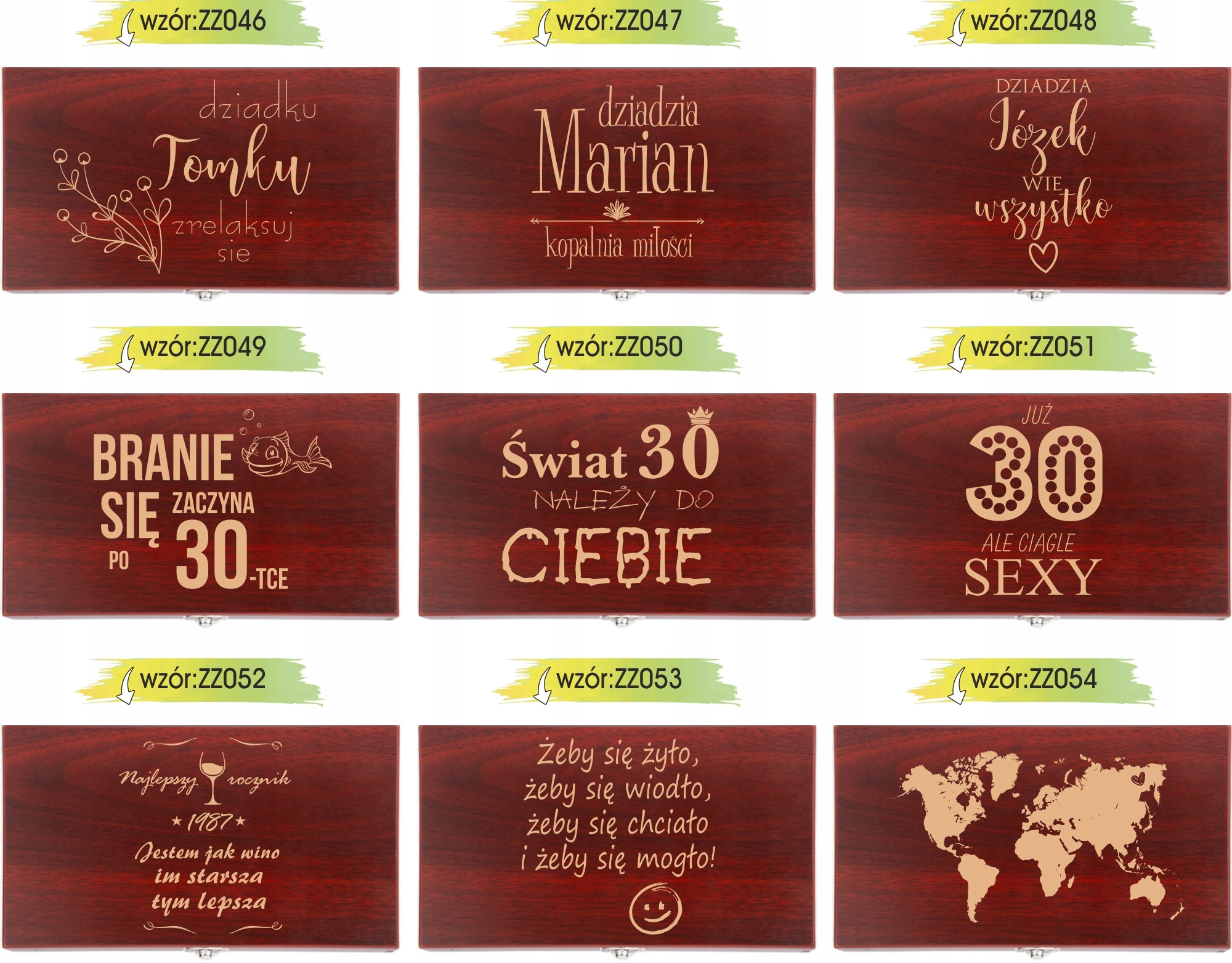 GRAWER Zestaw do wina PREZENT PERSONALIZOWANY na DZIEŃ KOBIET