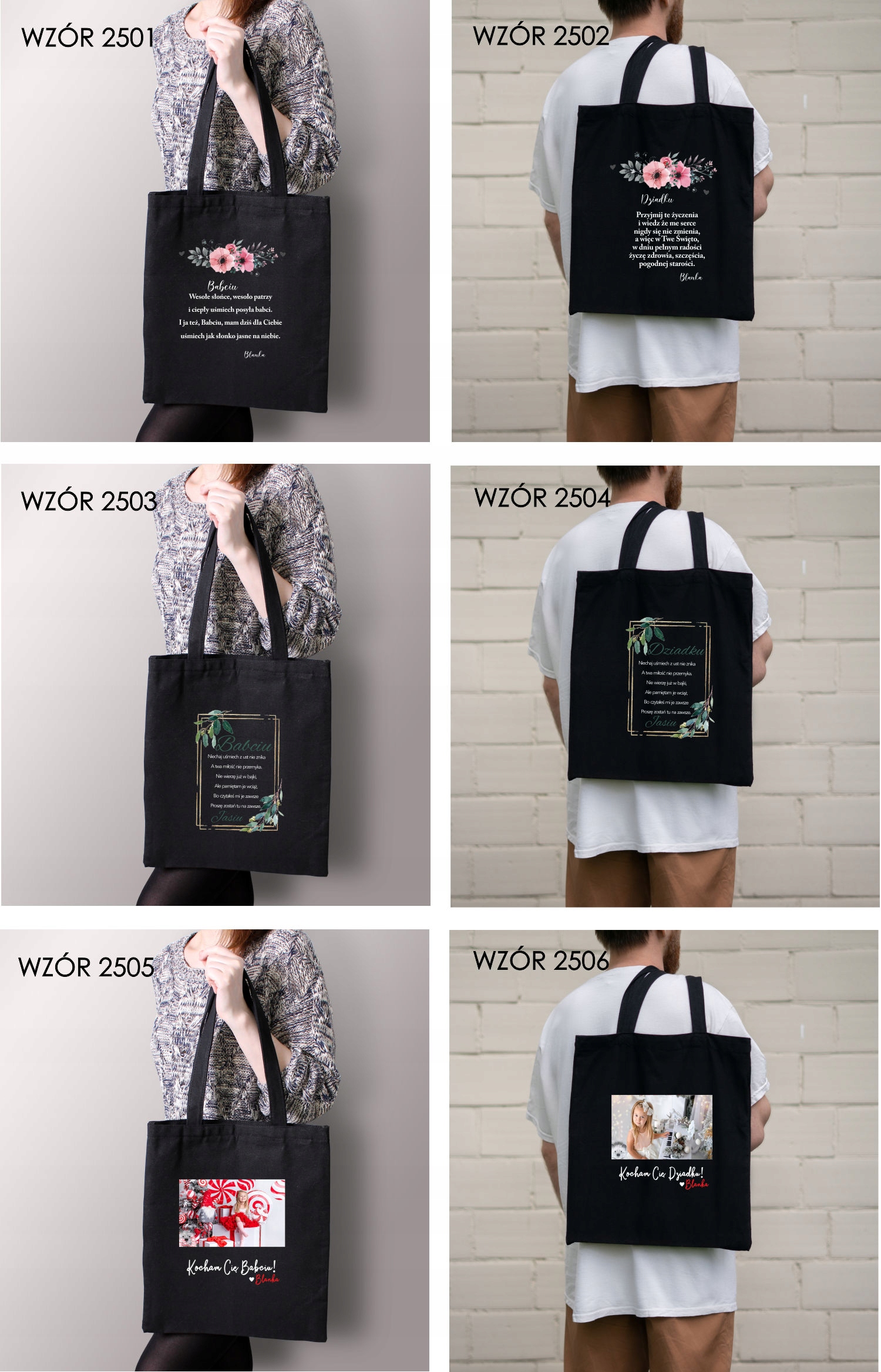 Torba z nadrukiem PREZENT dla dziadka SUPER