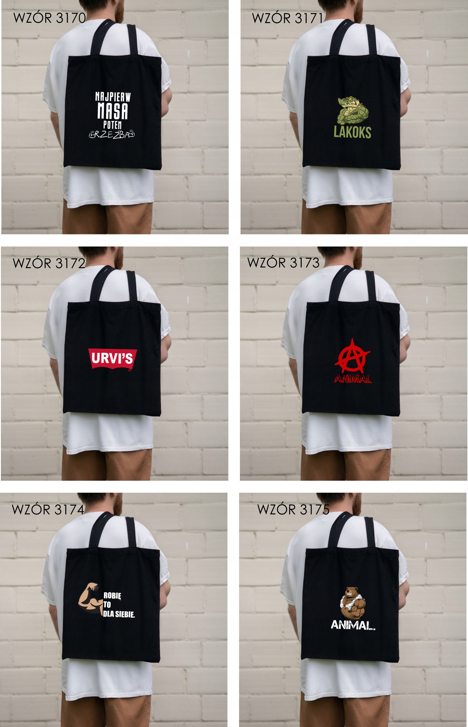 Eko Torba z nadrukiem napis DOBRY DZIK