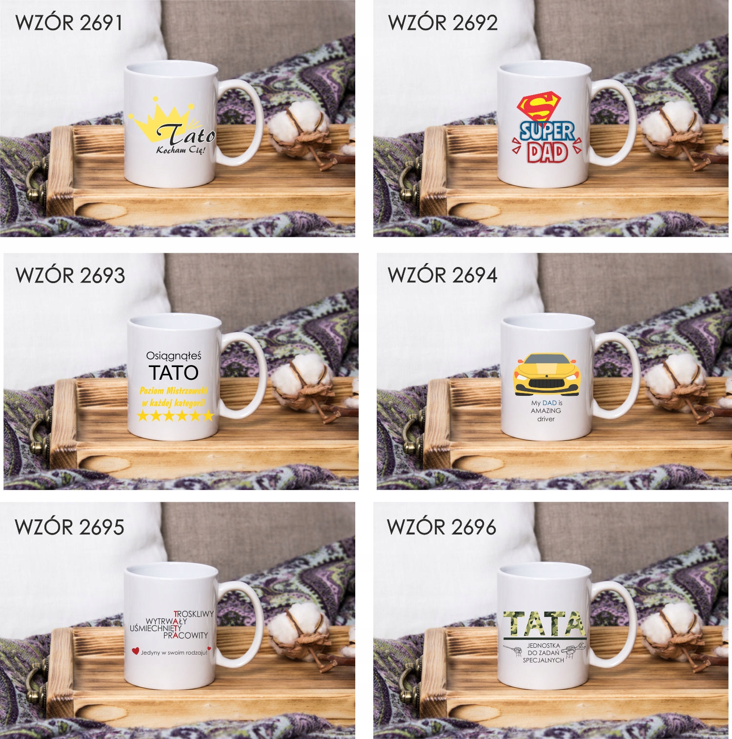 Kubek z nadrukiem PREZENT OSIĄGNĄŁEŚ TATO