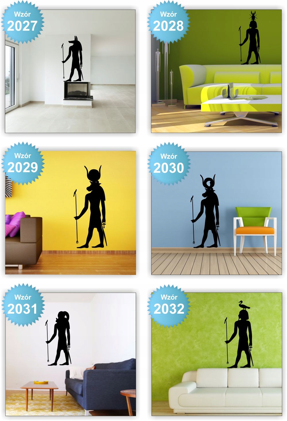 NAKLEJKA naklejki na ścianę EGIPT piramidy 100cm