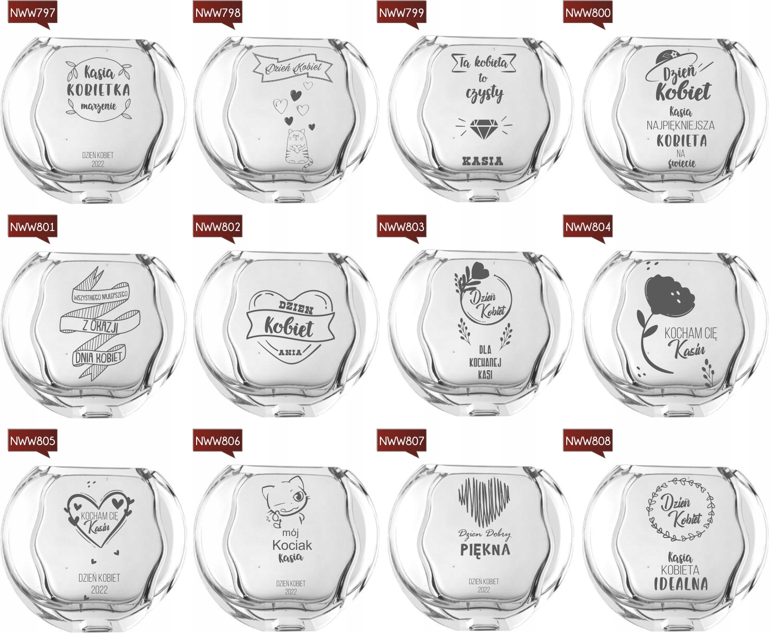 Wazon z grawer PREZENT dla Dziadków Babci Dziadka