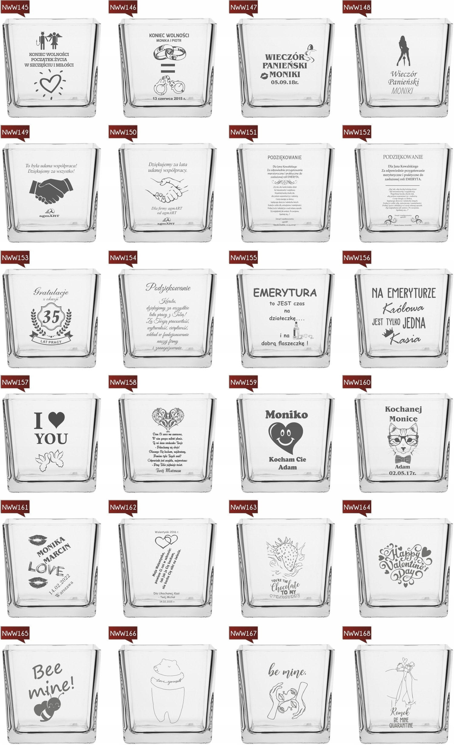 Wazon z grawerem PREZENT na roczek 1 urodziny