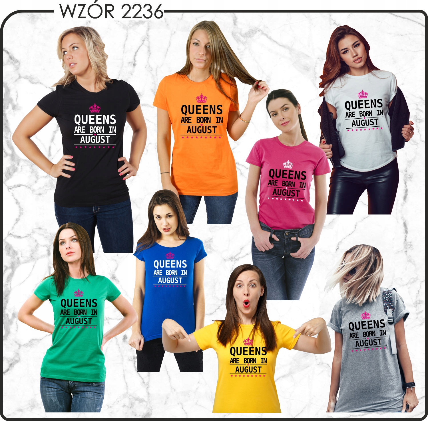 KOSZULKA prezent na Urodziny 18 20 30 40 50 60 70