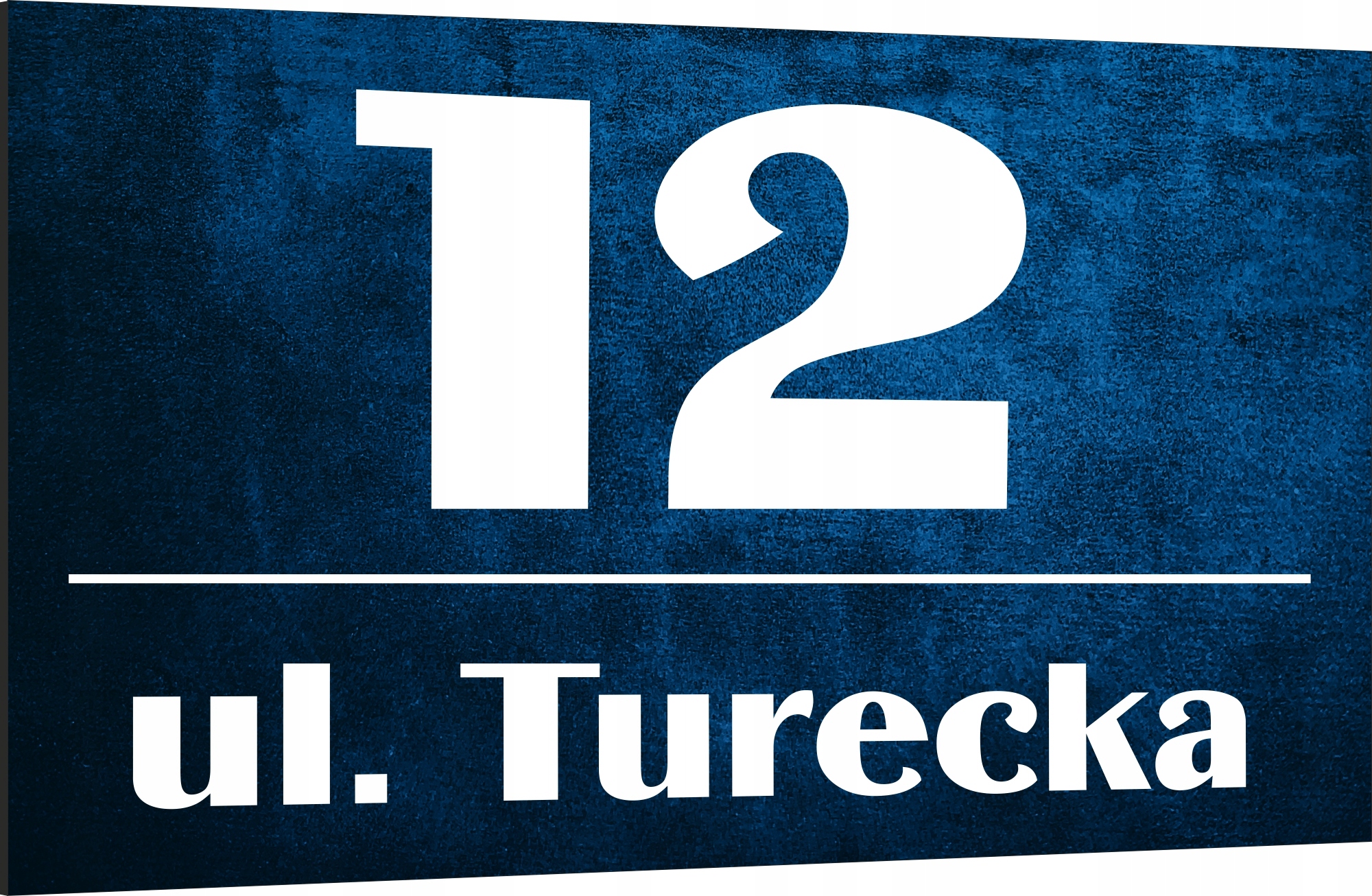 Tabliczka adresowa Numer domu Tablica Adresowa ALUMINIUM z wkrętami