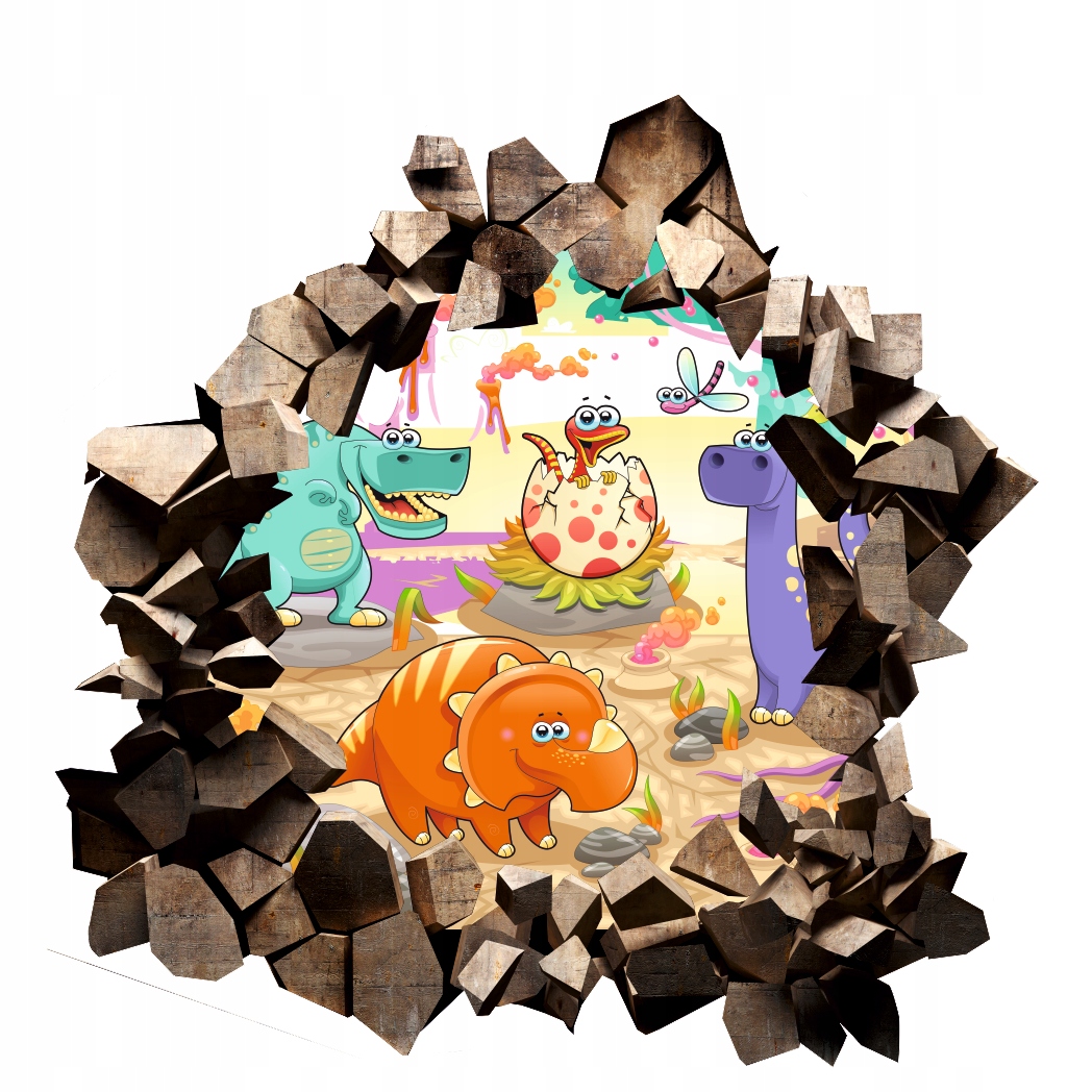 Naklejka samoprzylepna 3D do pokoju dziecięcego