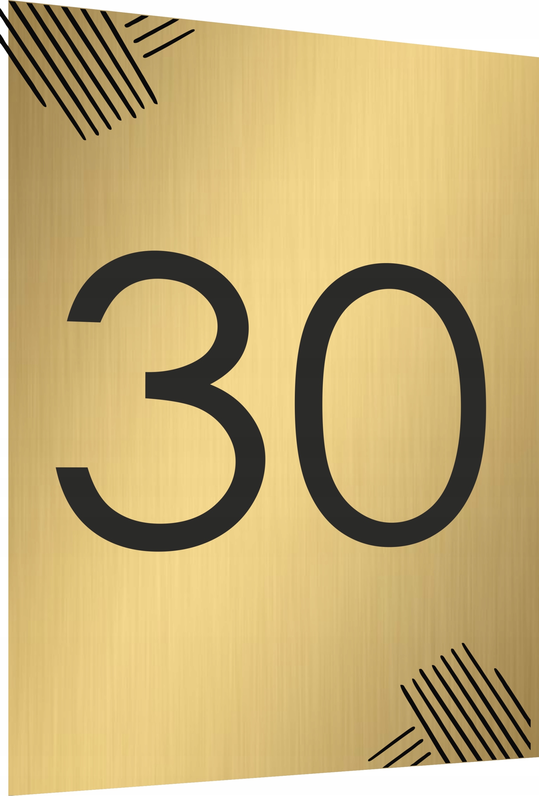 Tabliczka Tablica ADRESOWA nierdzewna dibond 40x30 NUMER DOMU adres złota