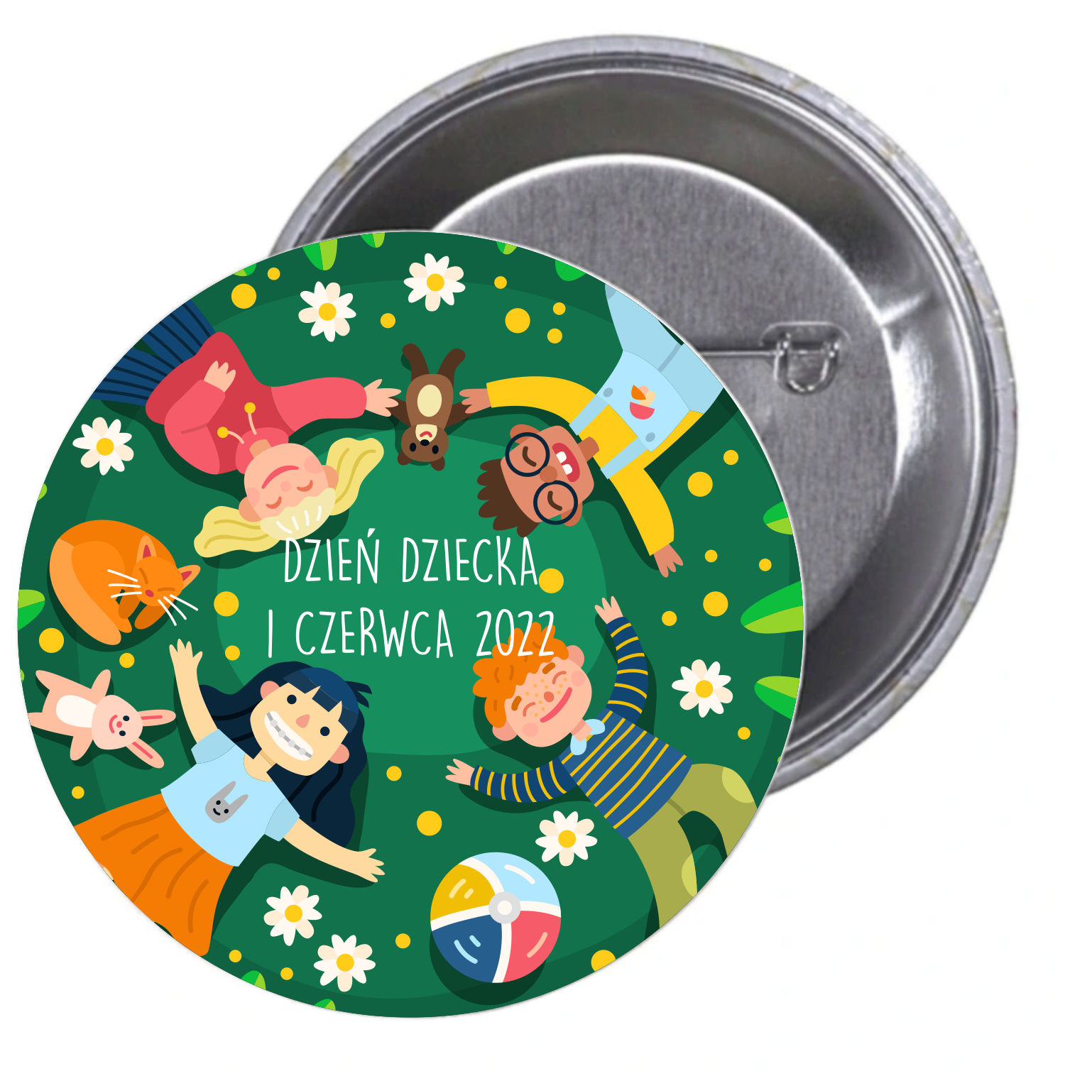 Przypinki buttony DZIEŃ DZIECKA SUPER JAKOŚĆ HIT
