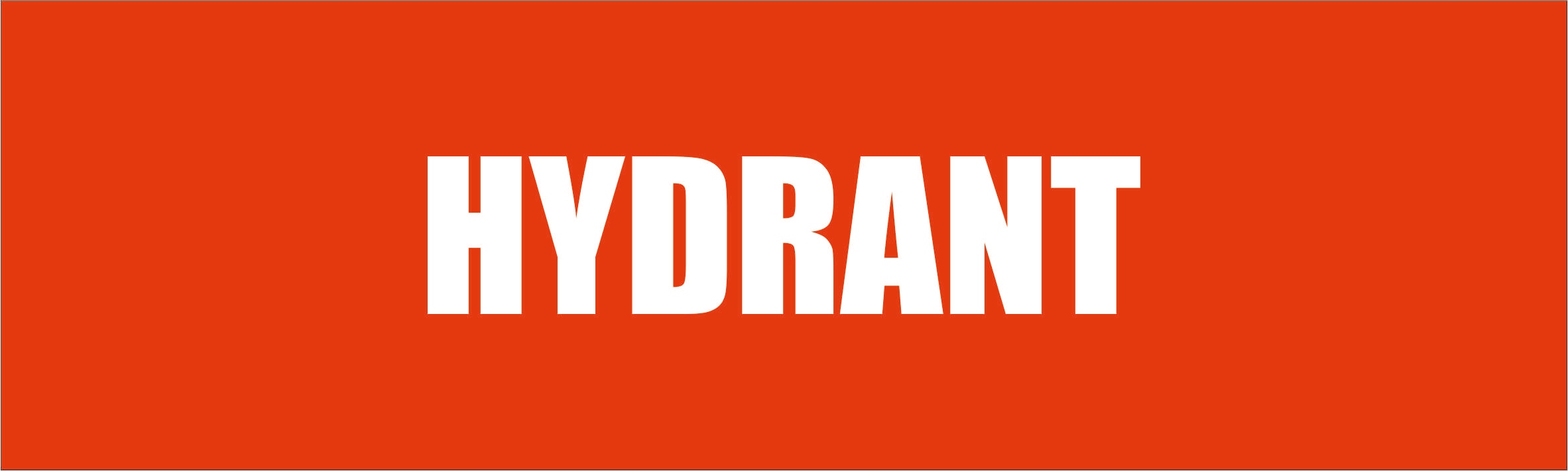 Tabliczka Hydrant grawer piktogram 20x6 cm duży wybór