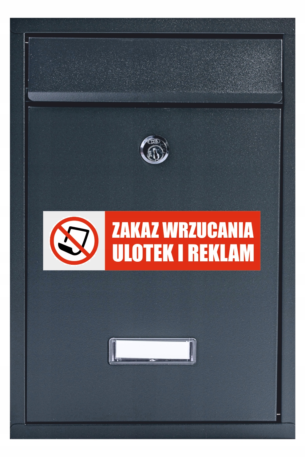 METALOWA ORYGINALNA SKRZYNKA POCZTOWA na listy POCZTA elegancka NADRUK UV