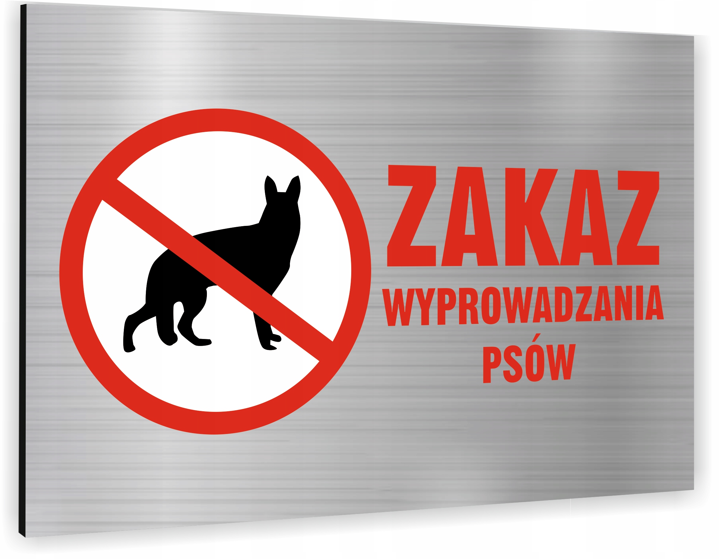 Tabliczka Znak Tablica ZAKAZ WYPROWADZANIA PSÓW