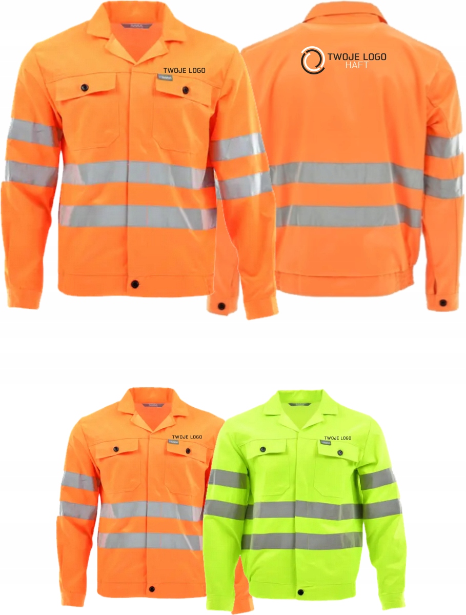 bluza Z WŁASNYM HAFTEM LOGO odzież robocza firmowa 5 szt.