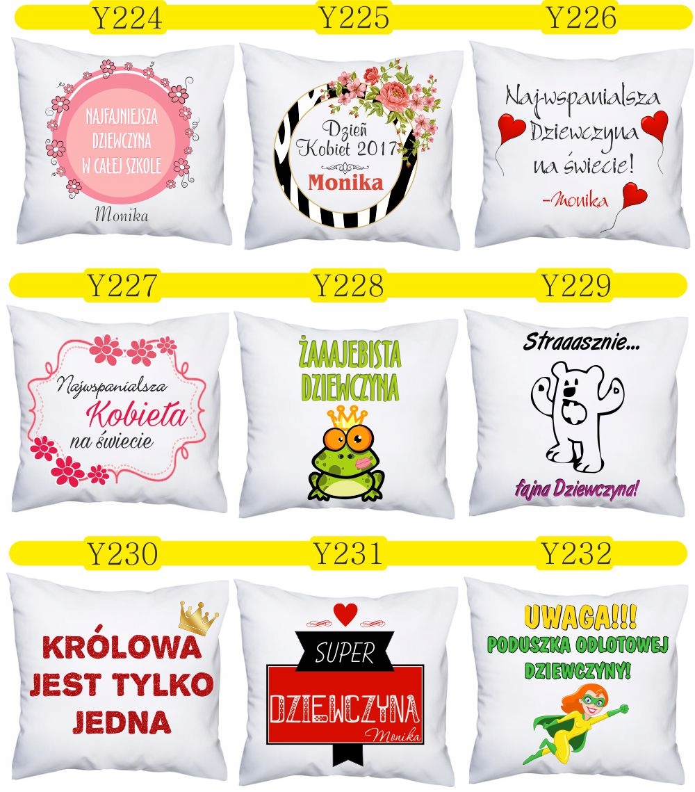 prezent NA dzień chłopaka męża FOTO poduszka