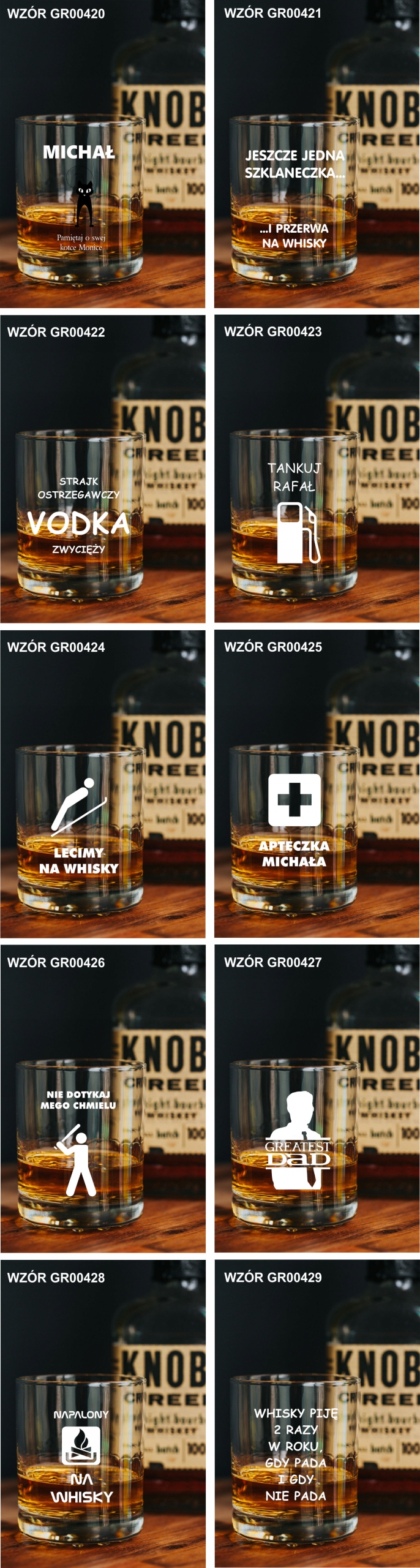 Szklanka do WHISKY z grawerem prezent na urodziny